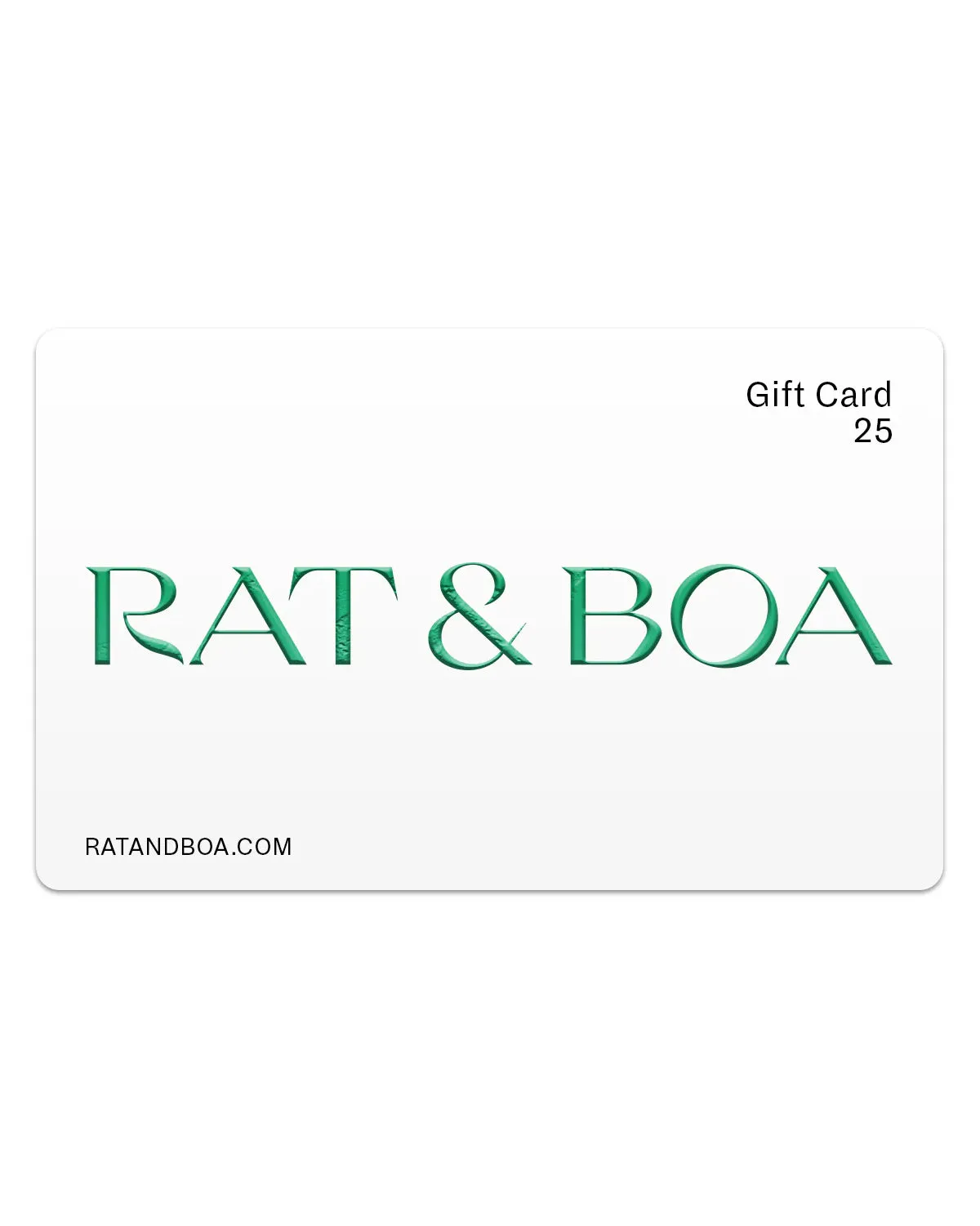 25 Gift Card