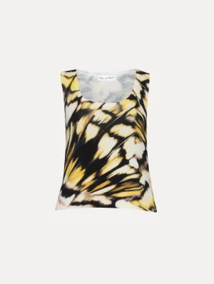 Abstract Butterfly Printed Tank