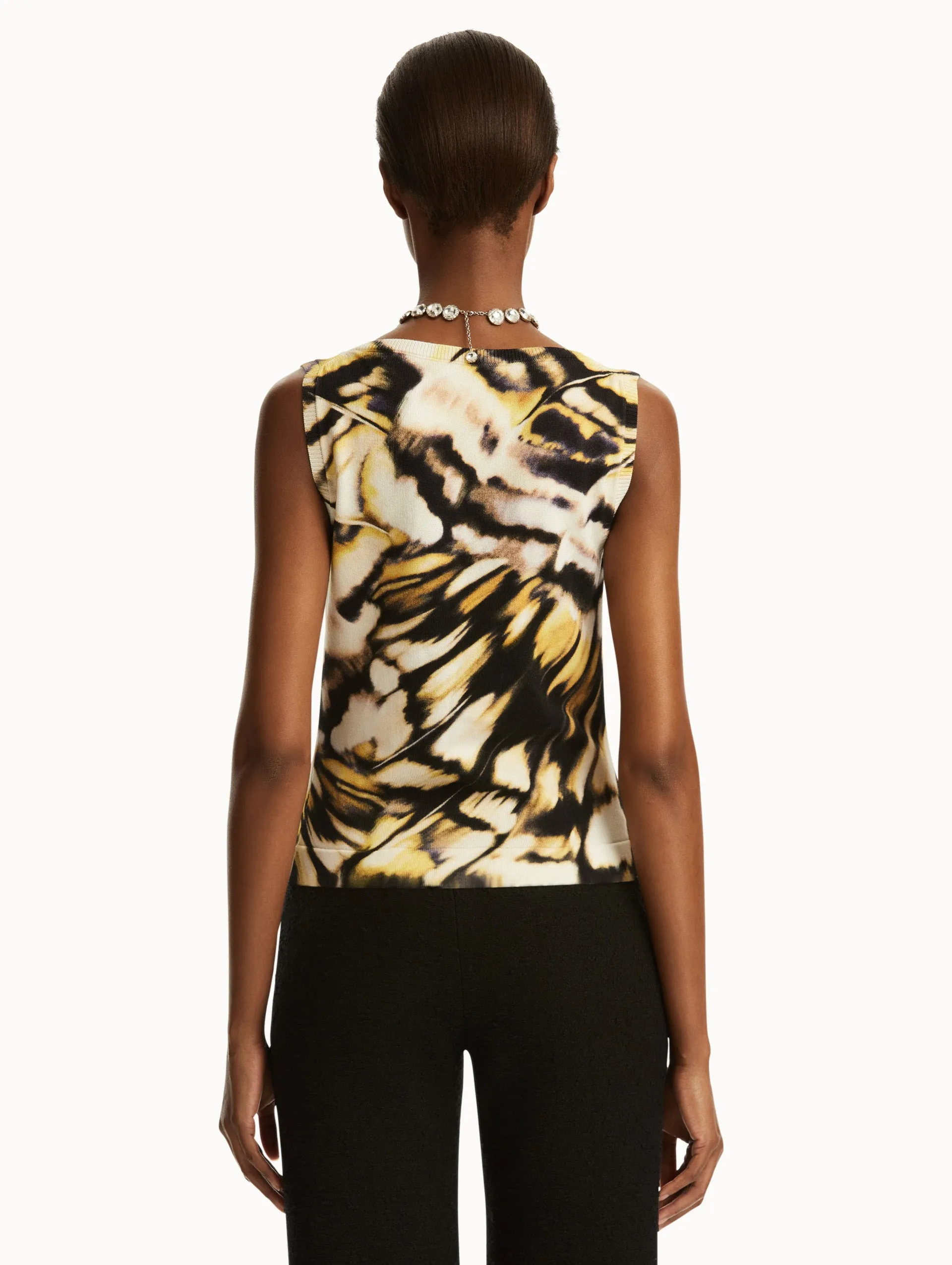 Abstract Butterfly Printed Tank