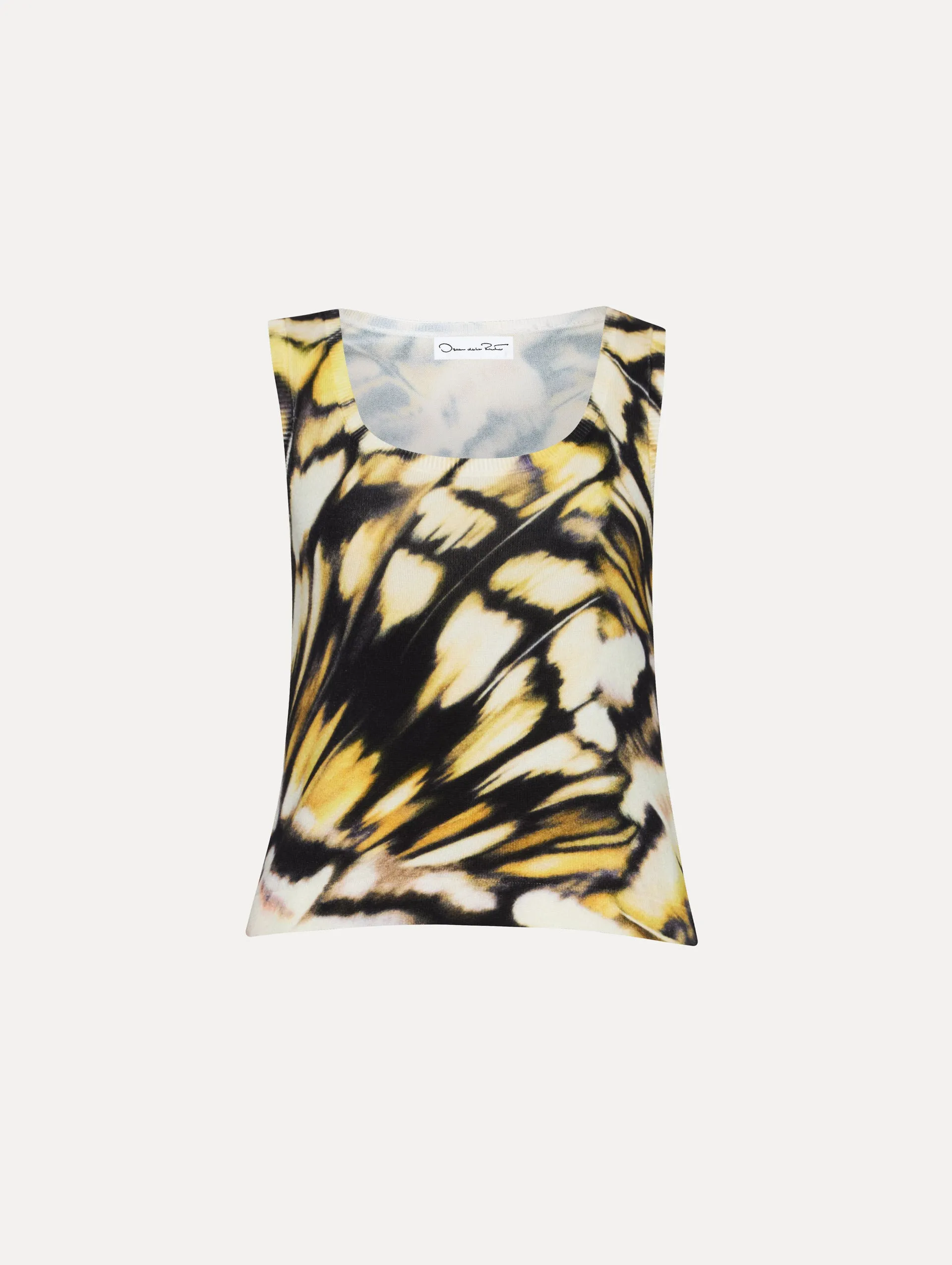 Abstract Butterfly Printed Tank