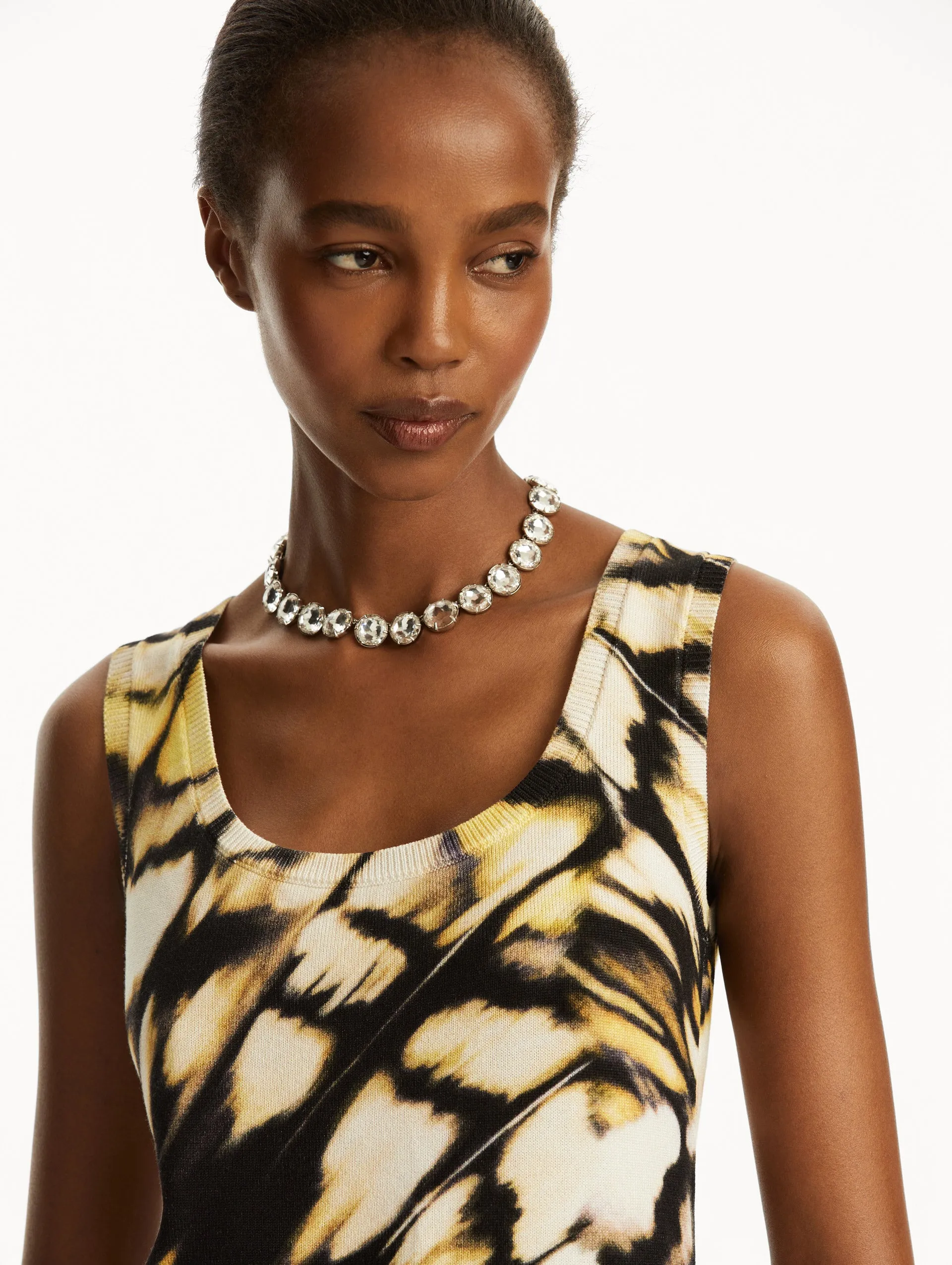 Abstract Butterfly Printed Tank