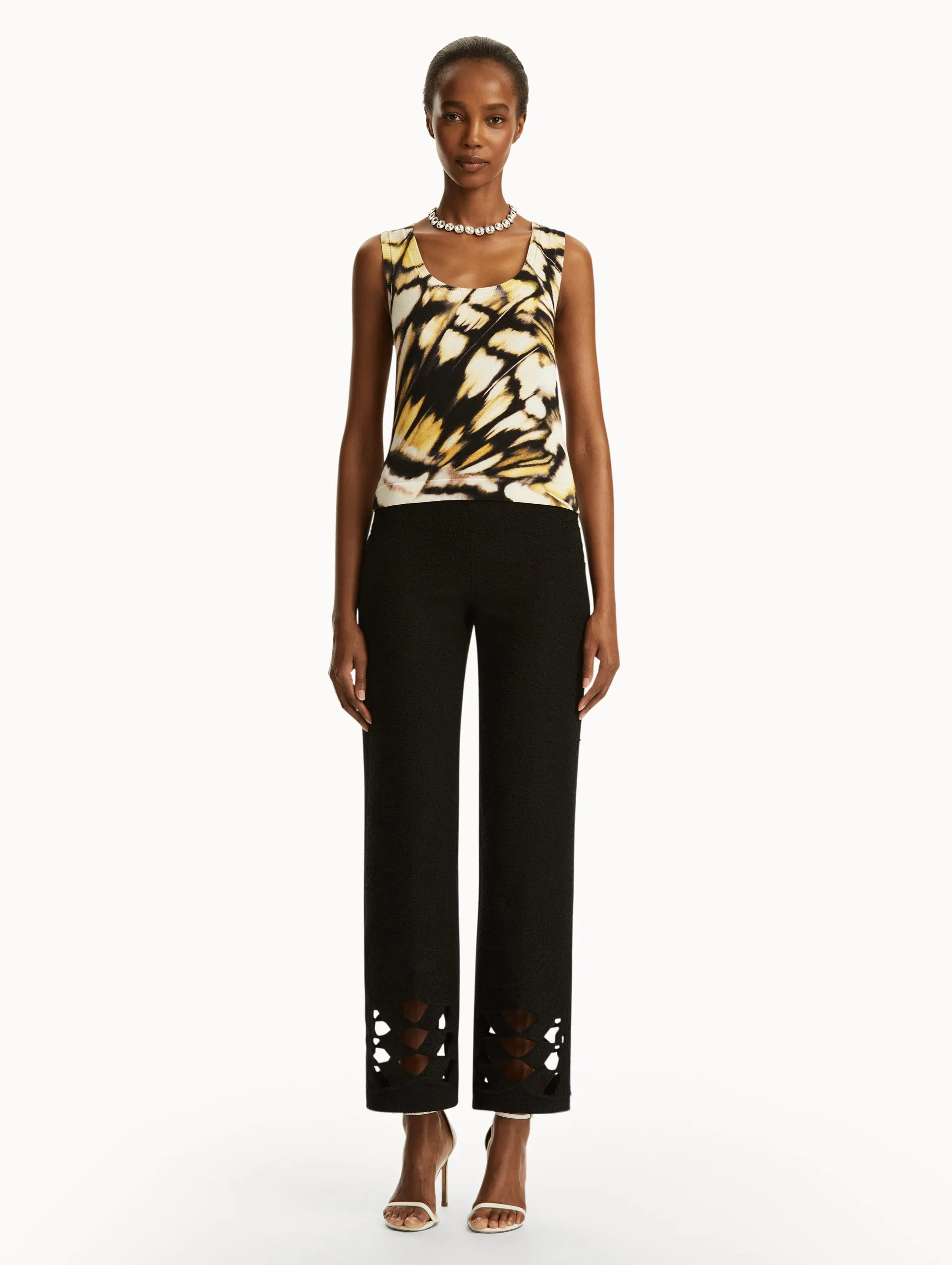 Abstract Butterfly Printed Tank