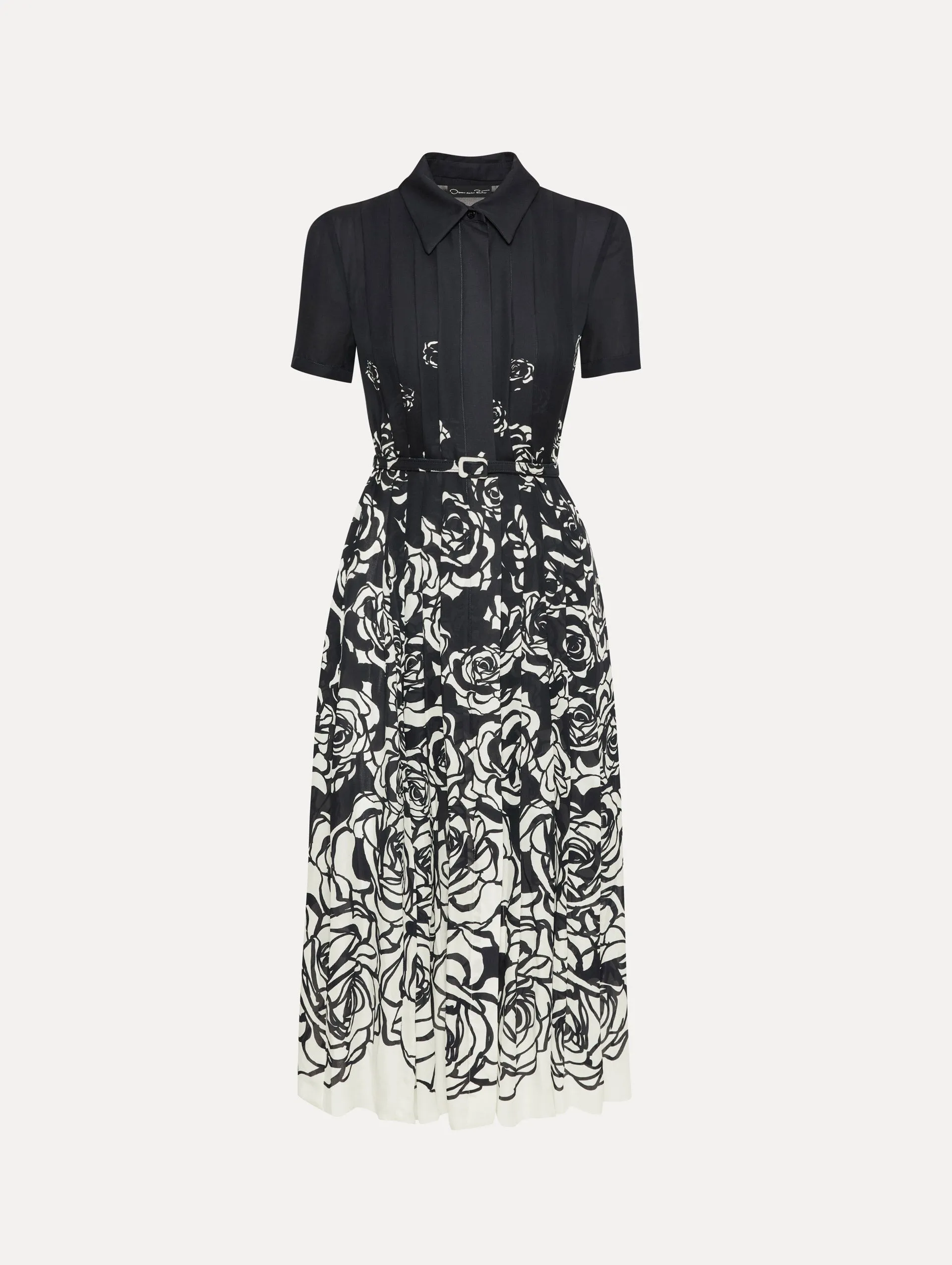 Abstract Degrad Rose Dress