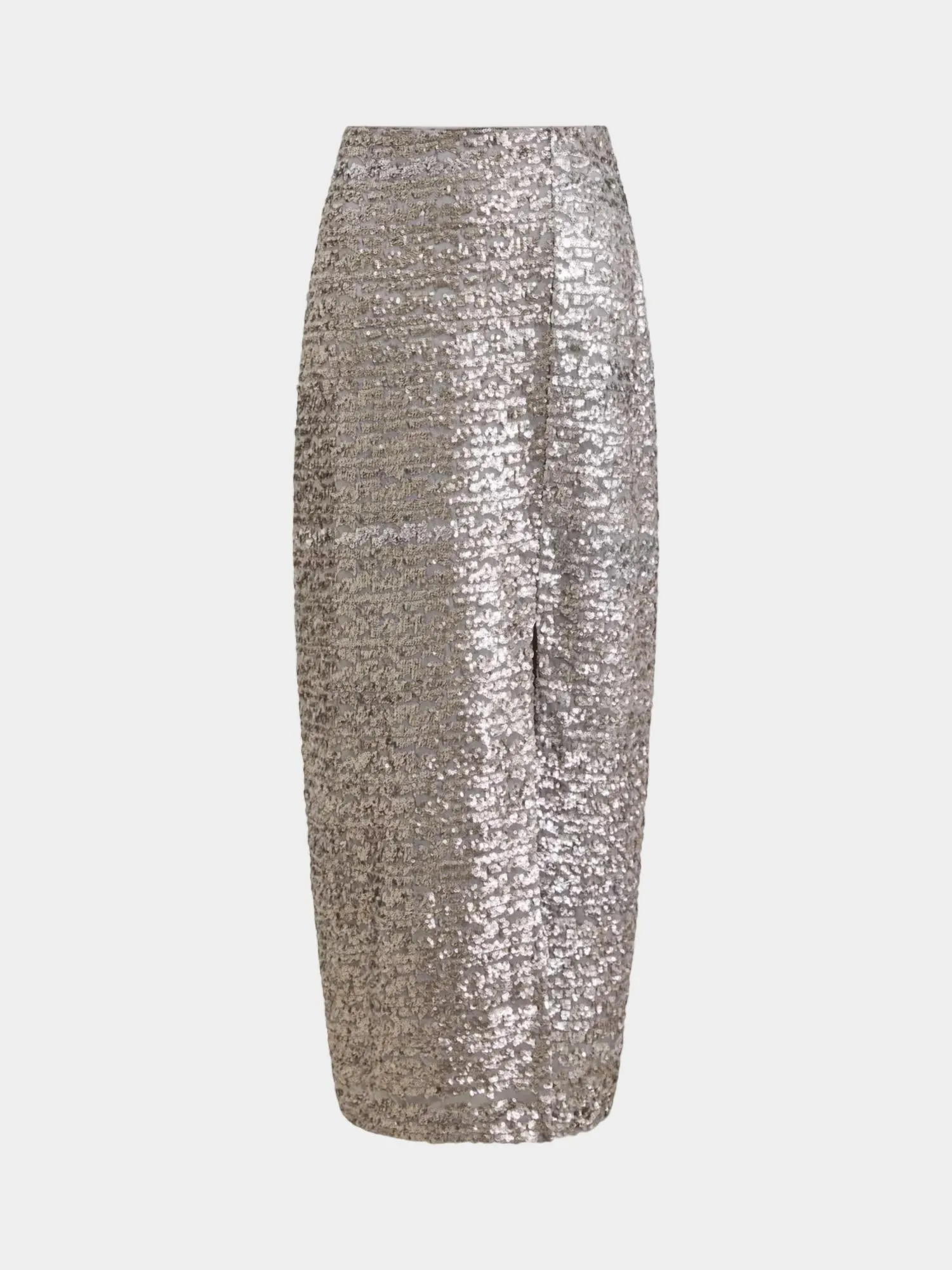 Adalynn Sequin Skirt In Grey