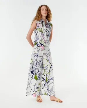 Adele Trousers in Calypso Print