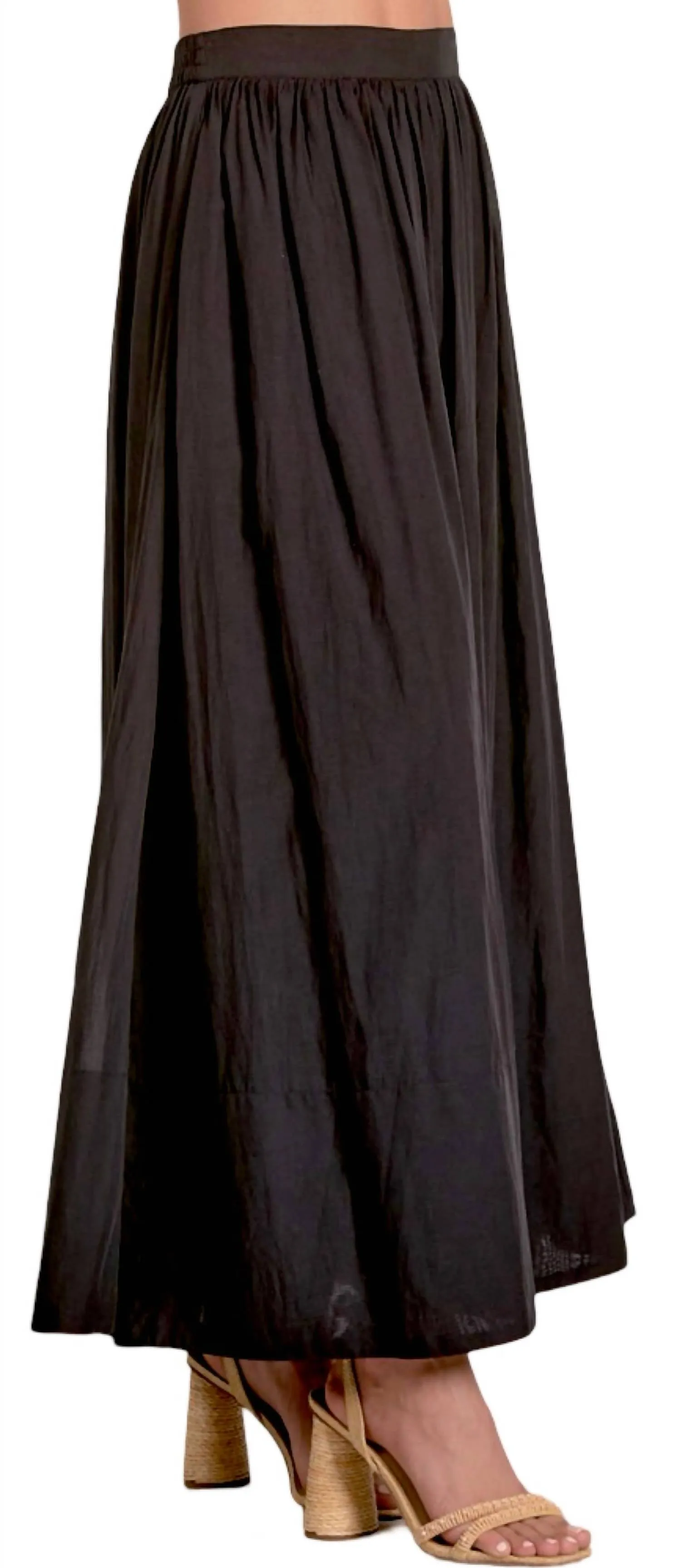 Aline Midi Skirt In Black
