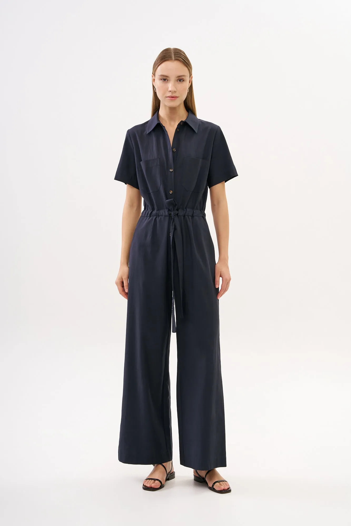 Ally Jumpsuit Dark Blue