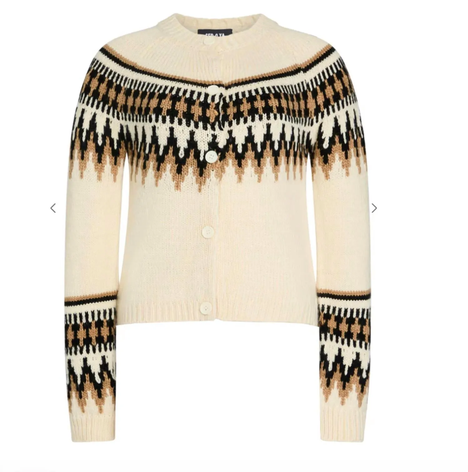 Amaya Cardigan In Egg Shell