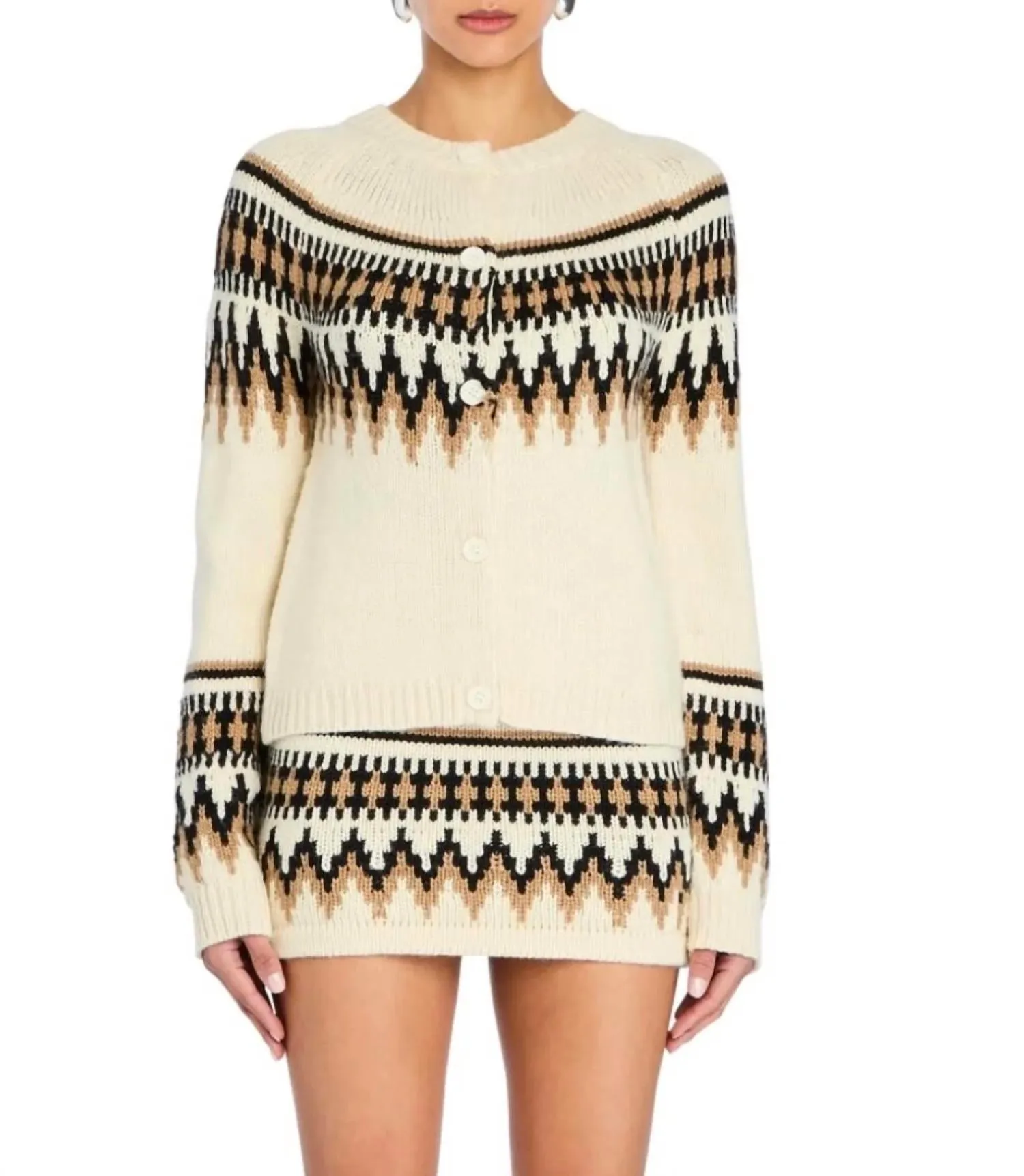 Amaya Cardigan In Egg Shell