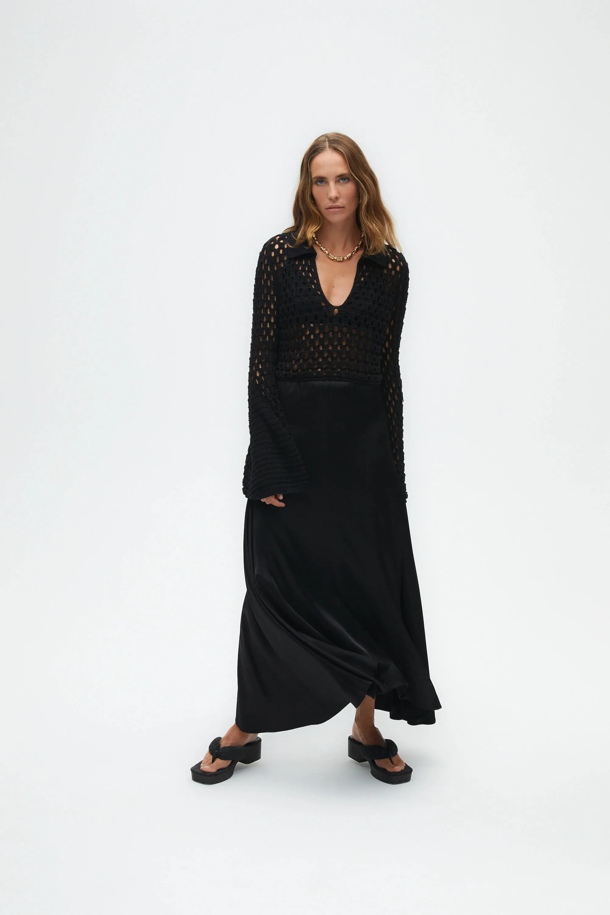 Asymmetrical Long Skirt