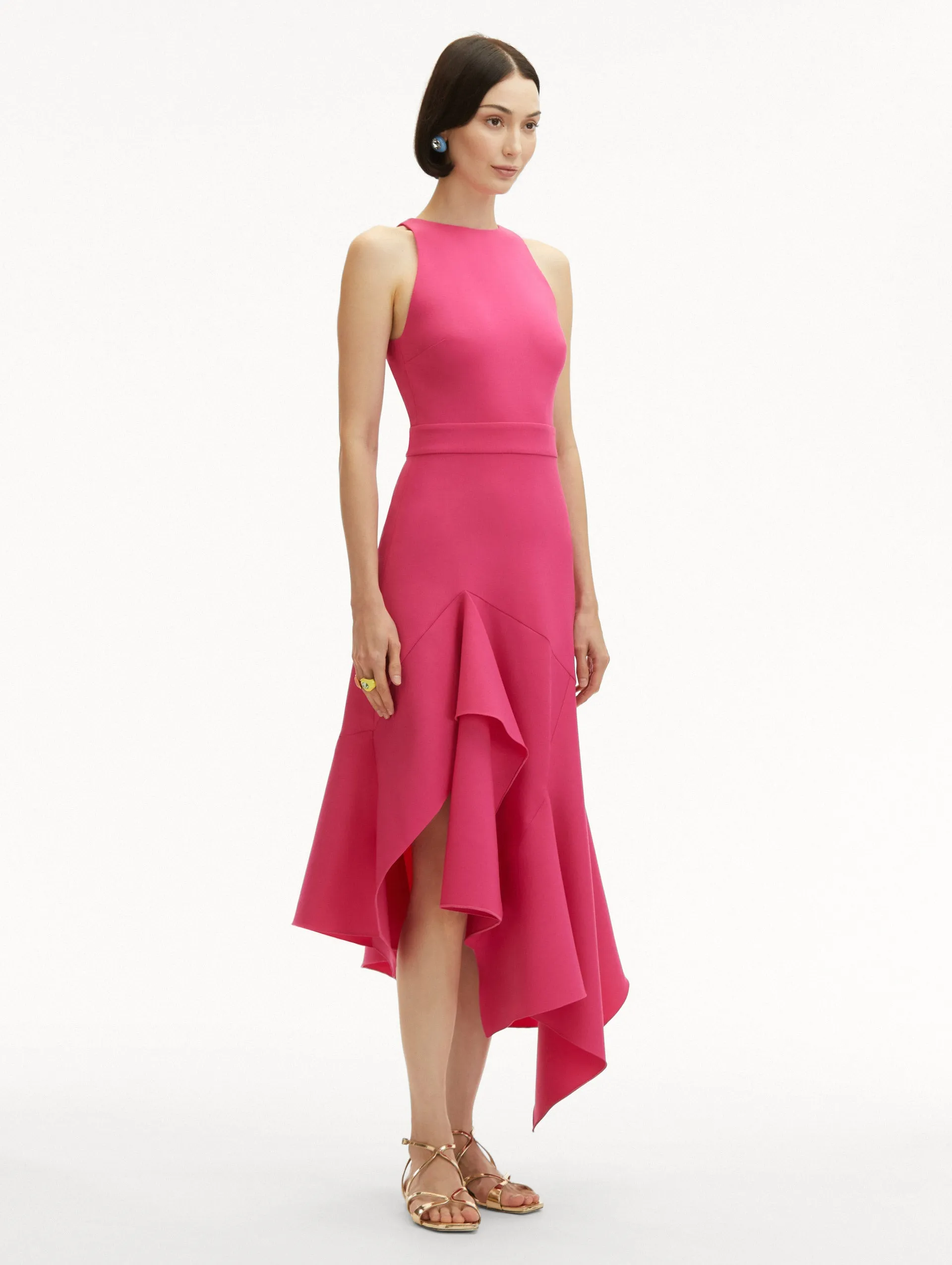 Asymmetrical Wool Dress