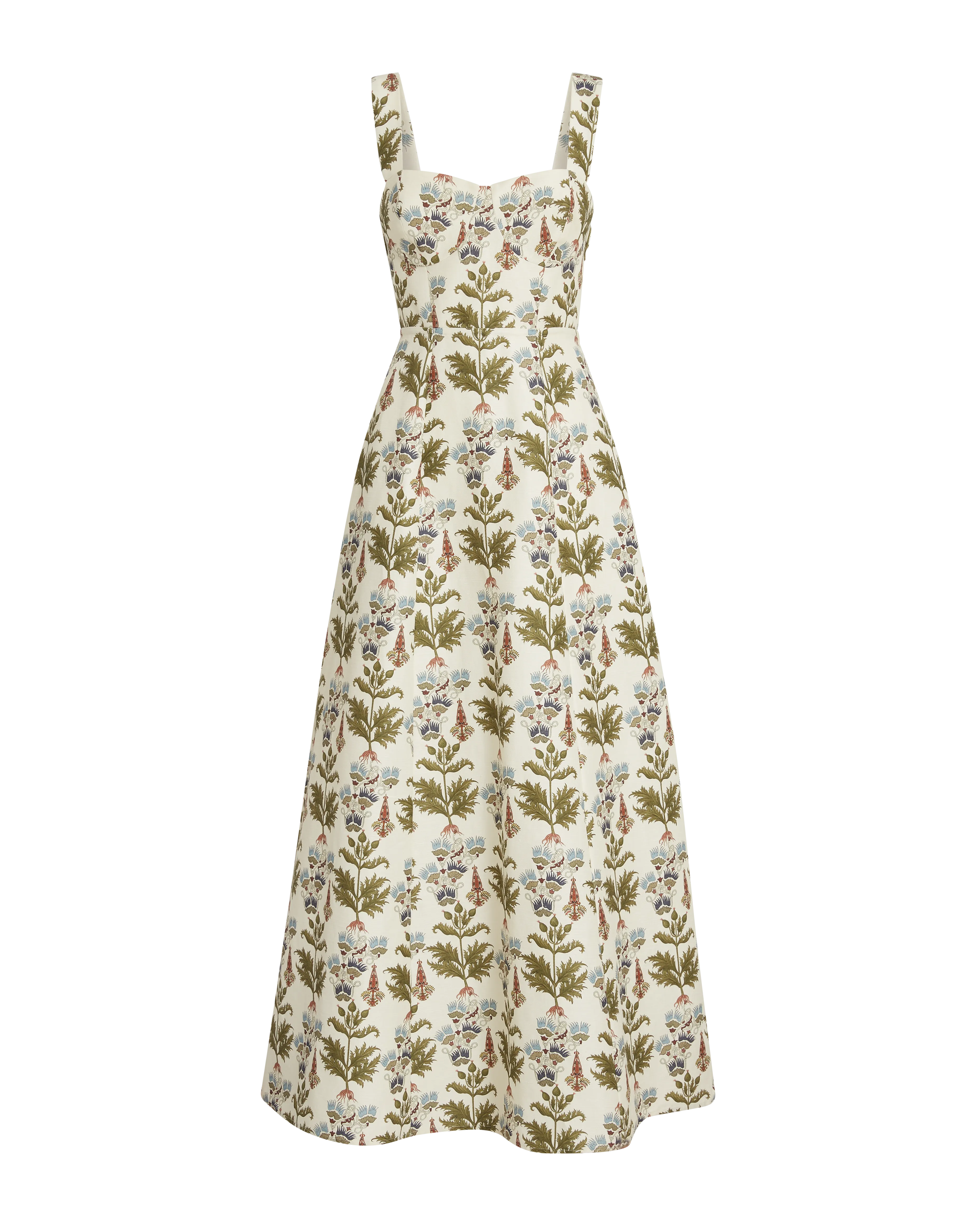 Azzurra Dress in Persian Botanic Print
