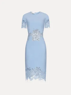 Bellflower Guipure Pencil Dress