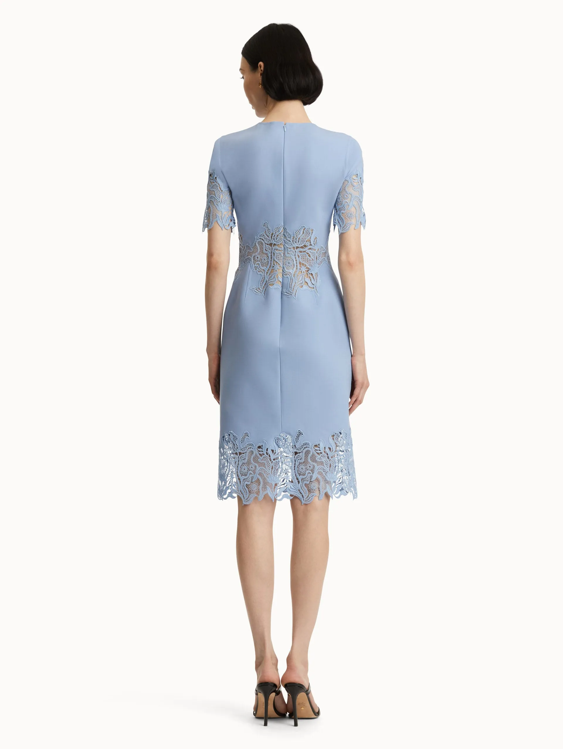 Bellflower Guipure Pencil Dress