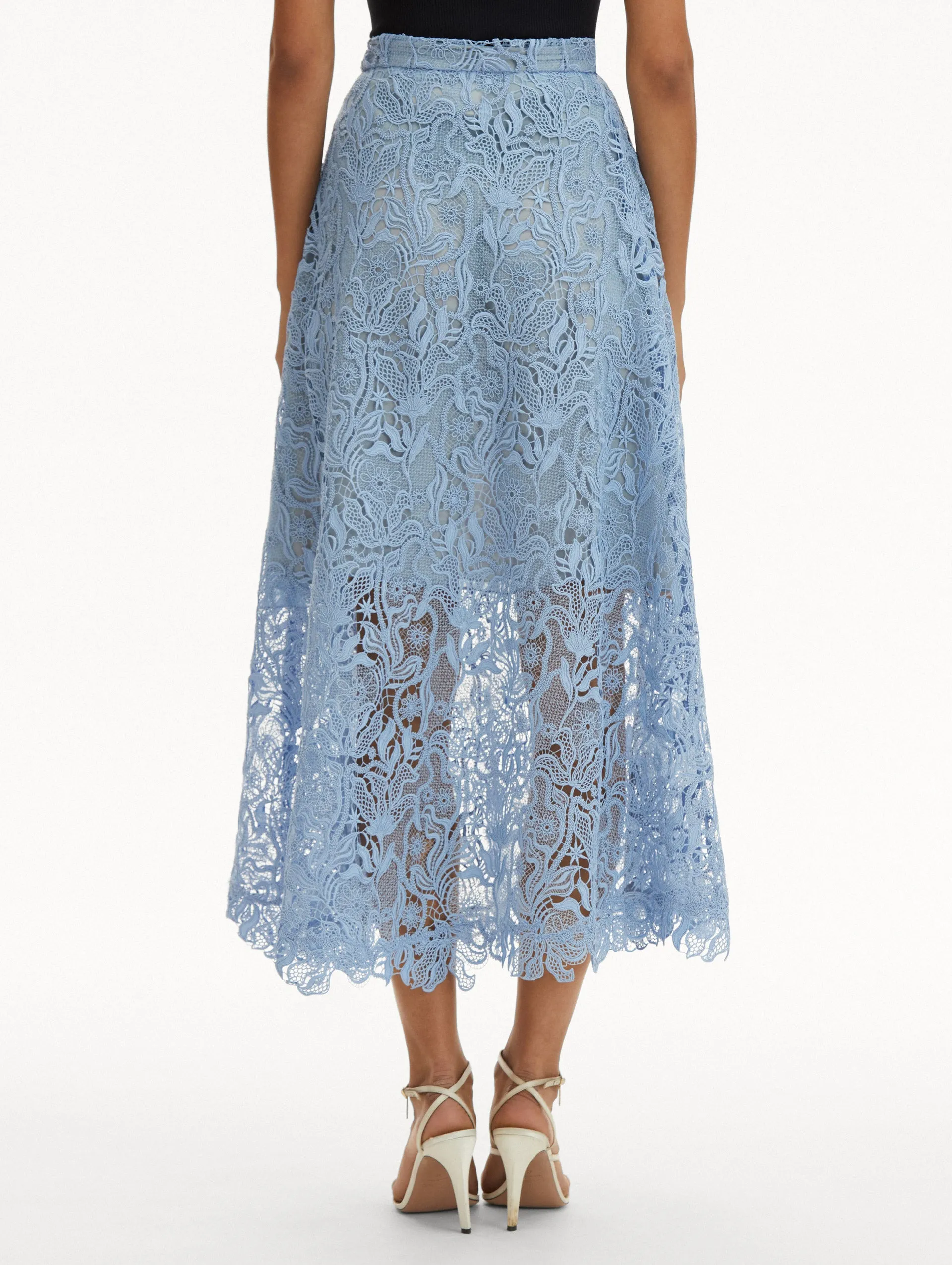 Bellflower Guipure Skirt