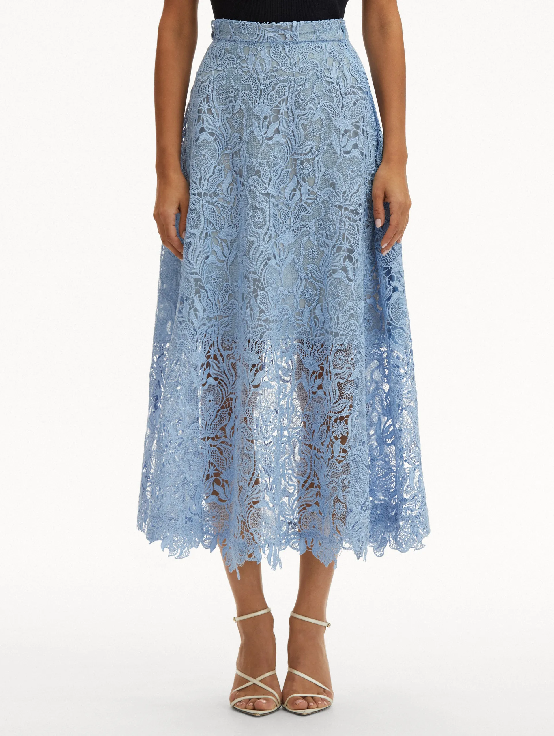 Bellflower Guipure Skirt