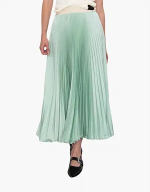 Benedetto Midi Skirt In Pistachio