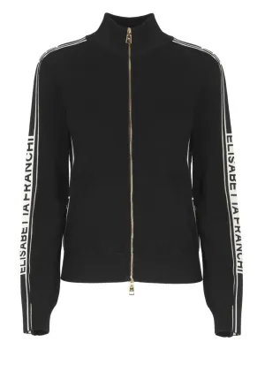 Black Viscose Blend Cardigan