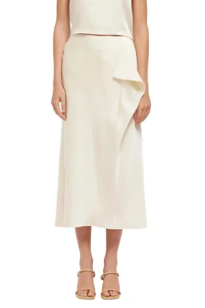 Blane Midi Skirt In Ecru