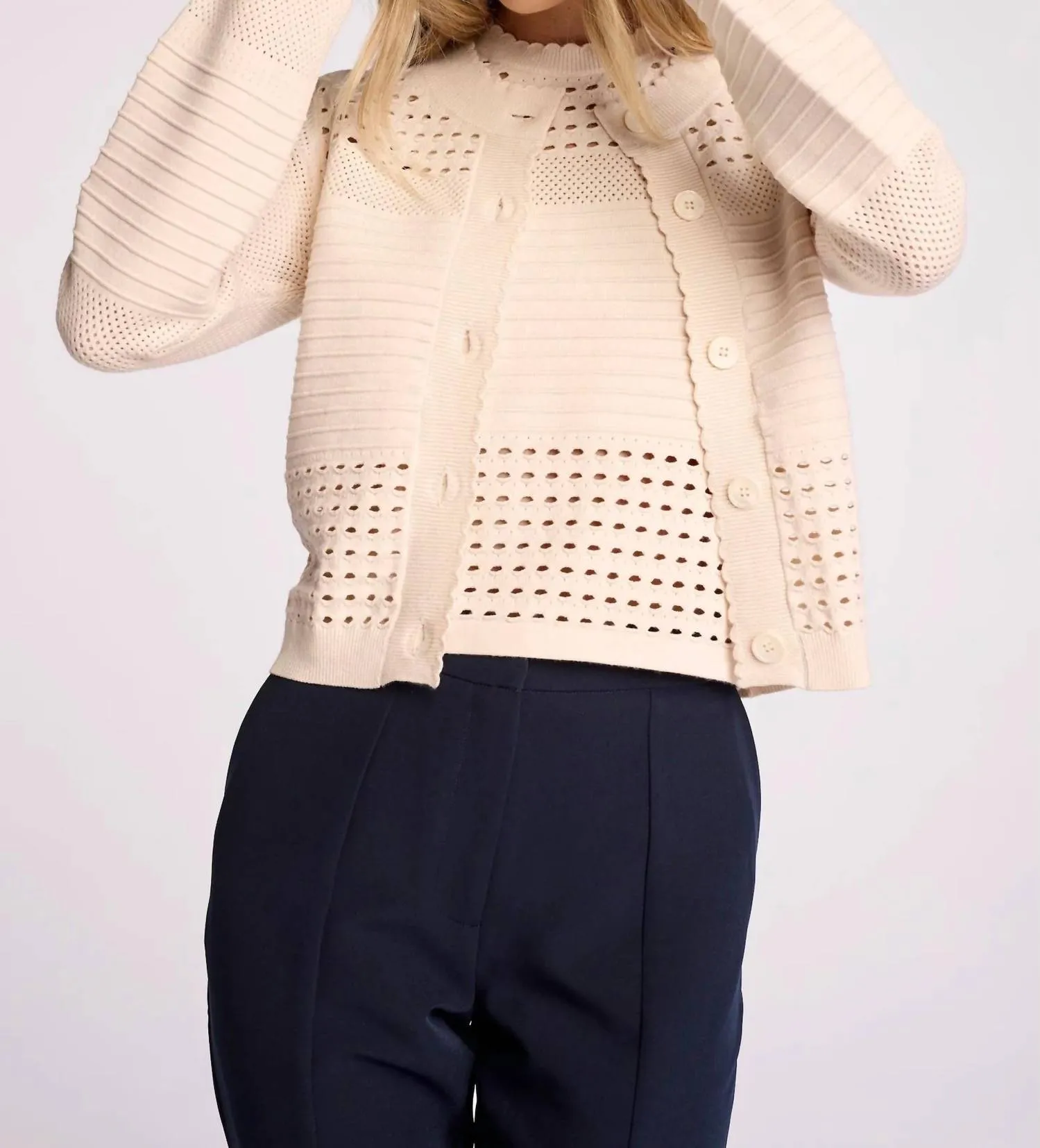 Blondie Cardigan In Cream