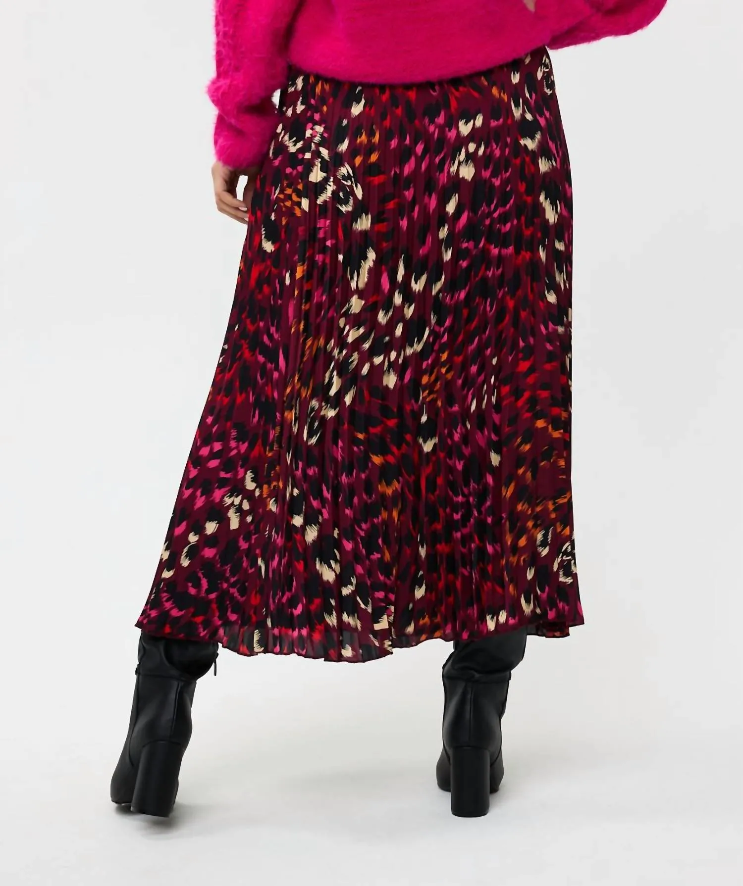 Bloom Animal Print Skirt In Multicolor