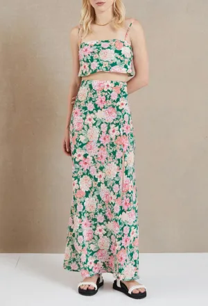 Botanica Maxi Skirt In Floral Print