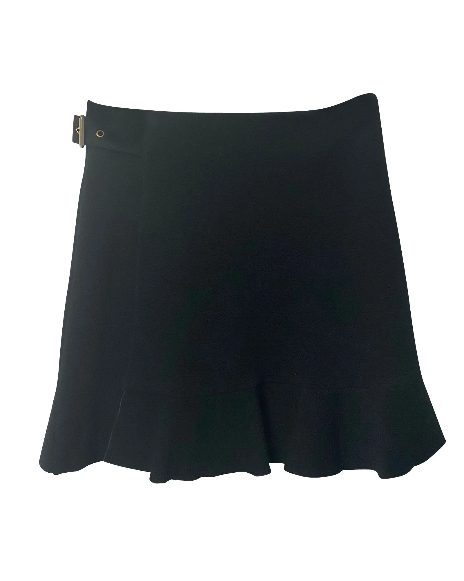 Boutique Moschino Boucle Skirt in Black Wool