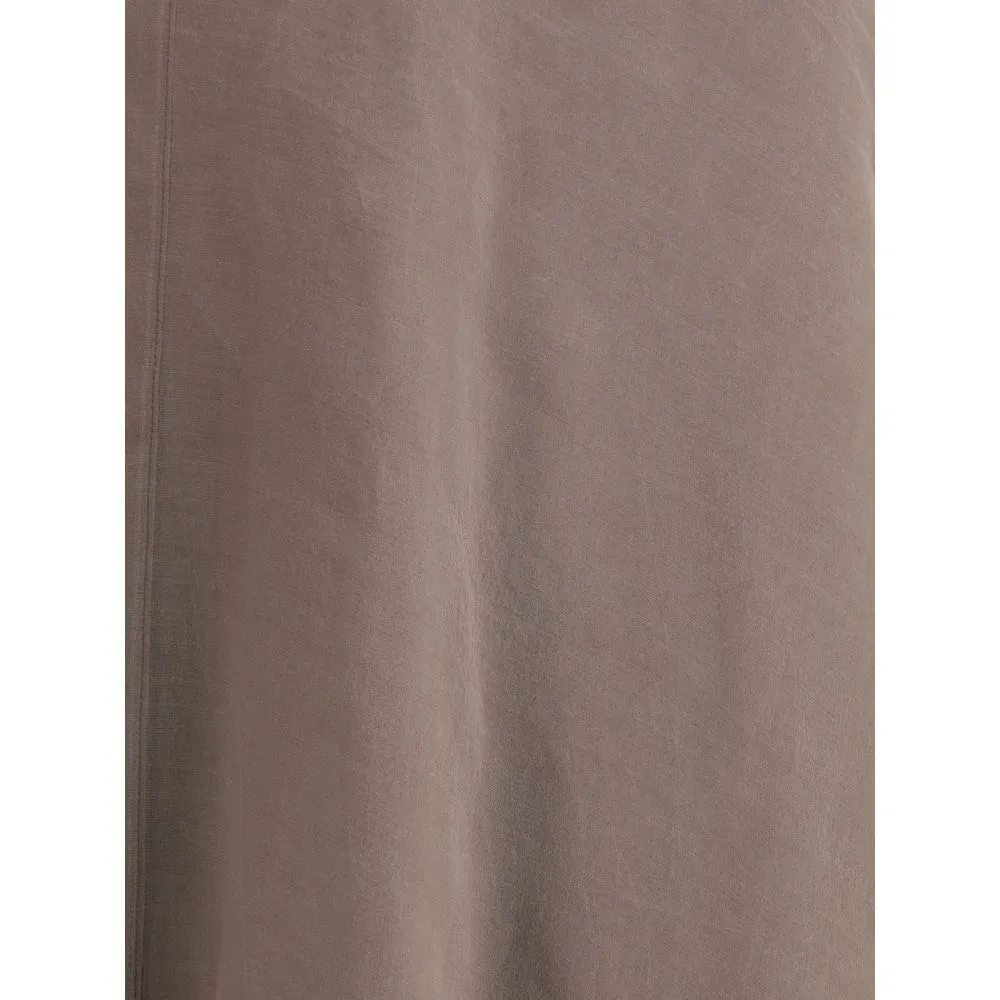Brunello Cucinelli Silk crpe midi Women's Skirt