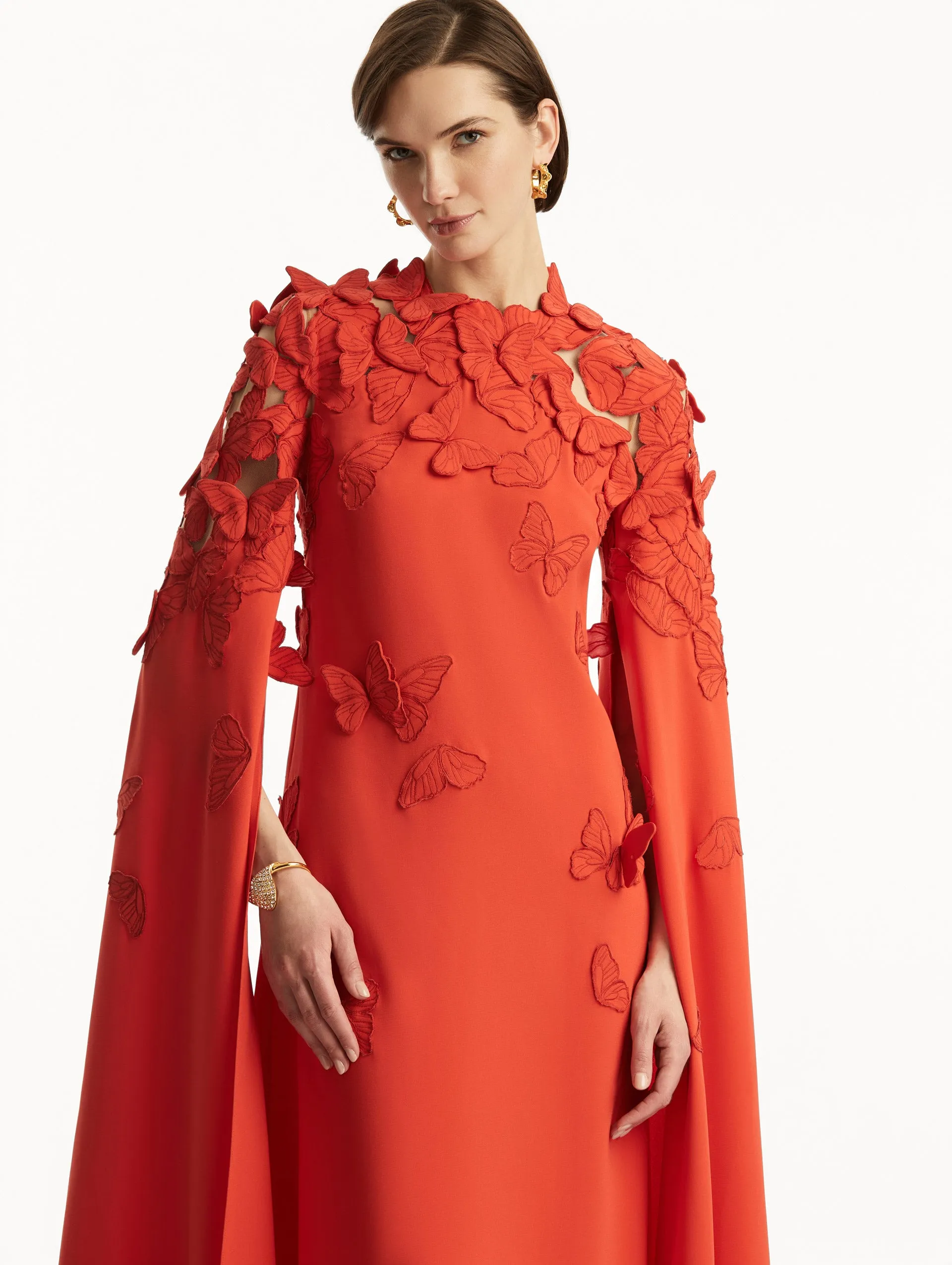 Butterfly Embroidered Caftan
