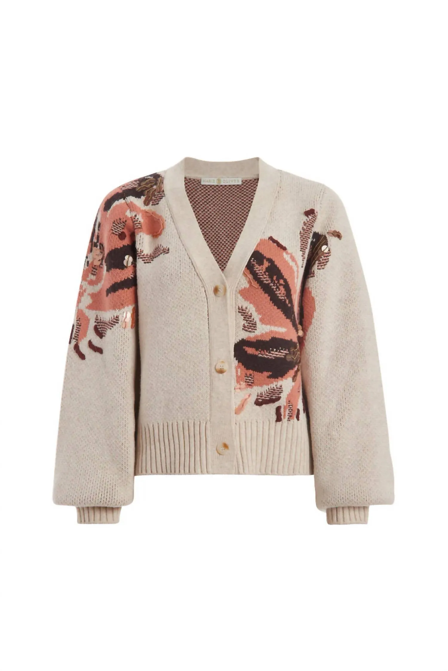 Calister Cardigan In Firebird