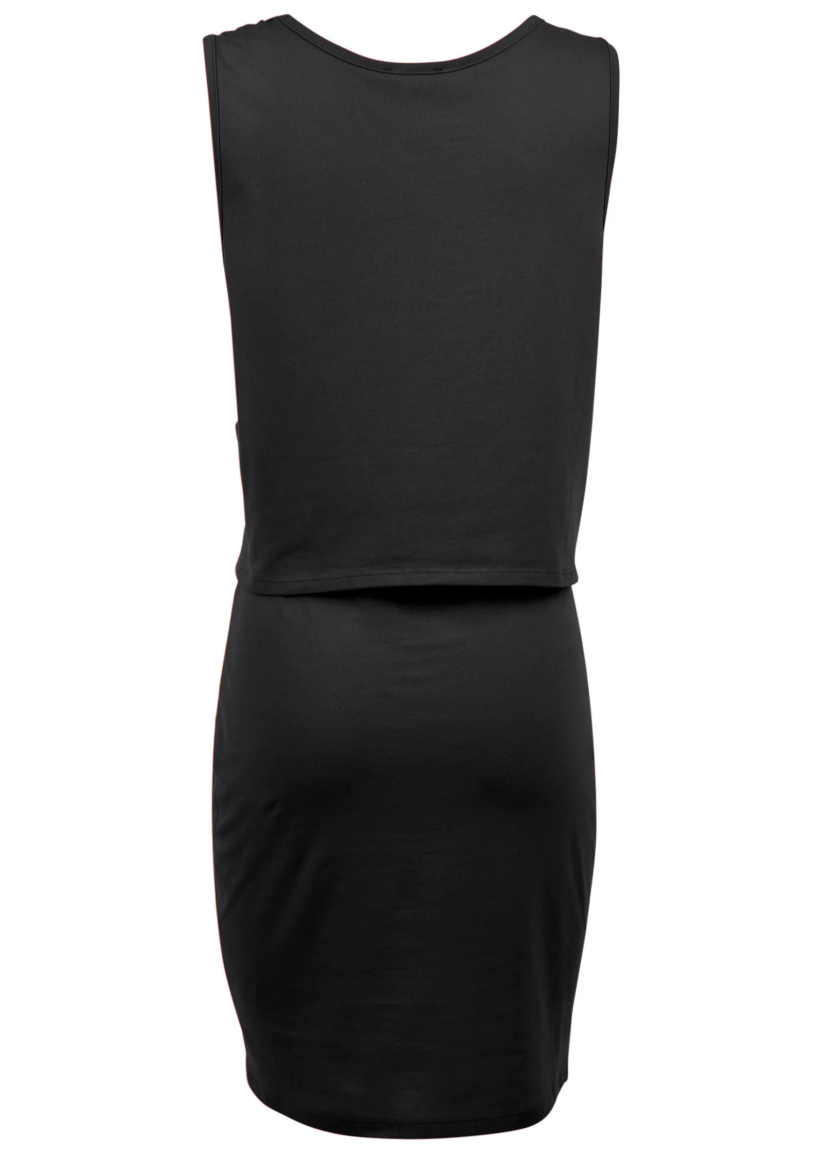 Casual Tank Dress - Black