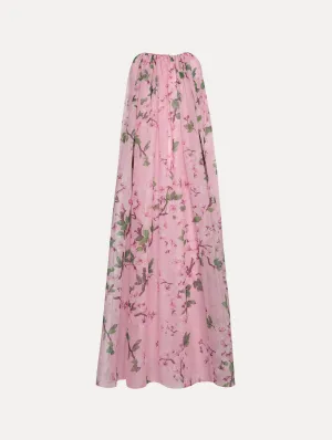 Cherry Blossom Chiffon Caftan