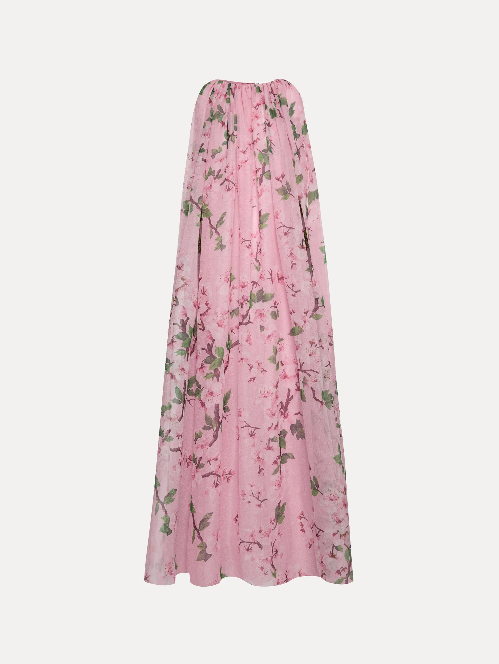 Cherry Blossom Chiffon Caftan