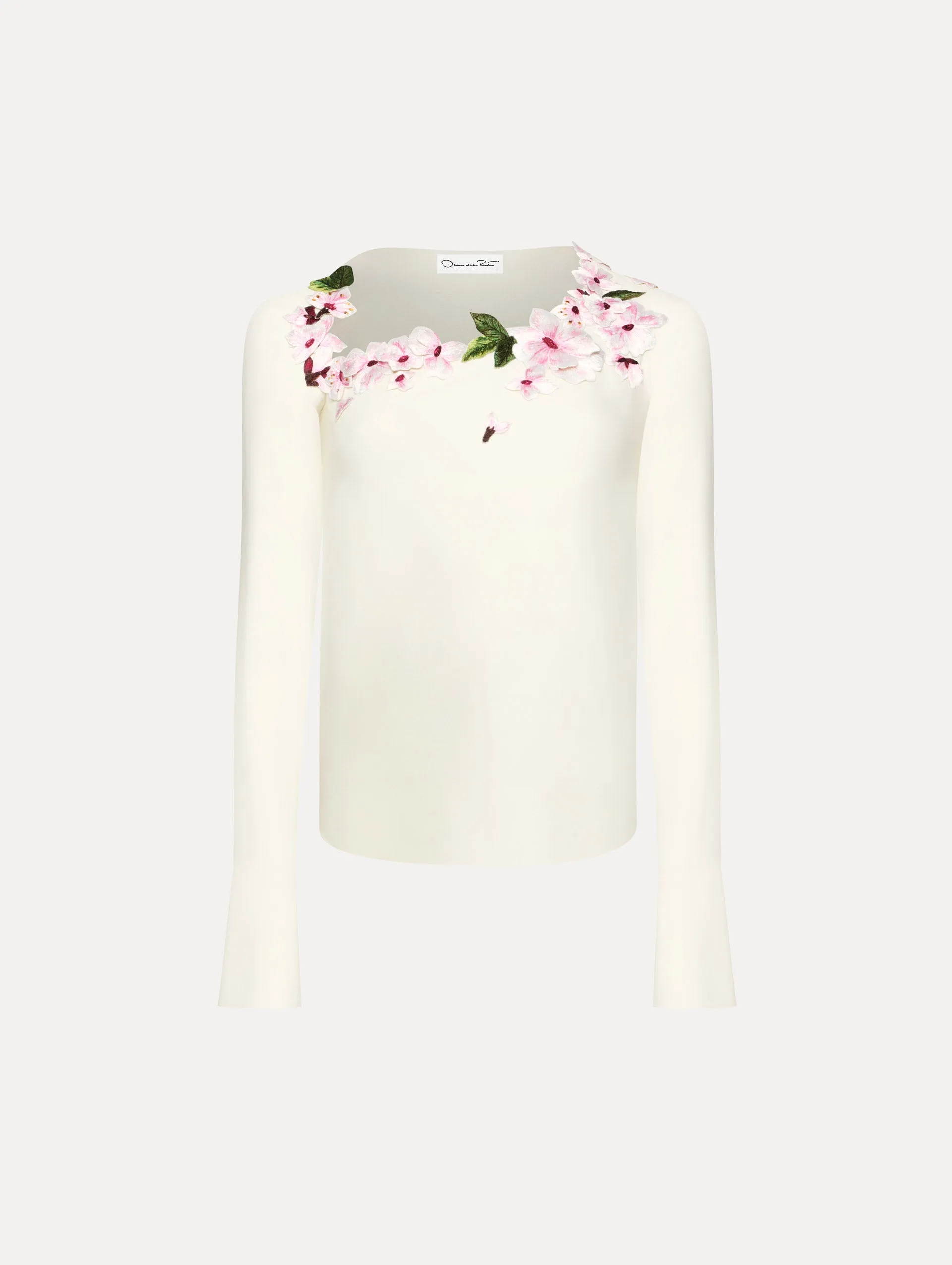 Cherry Blossom Embroidered Blouse
