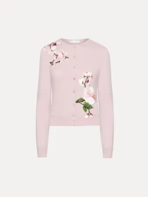 Cherry Blossom Threadwork Cardigan