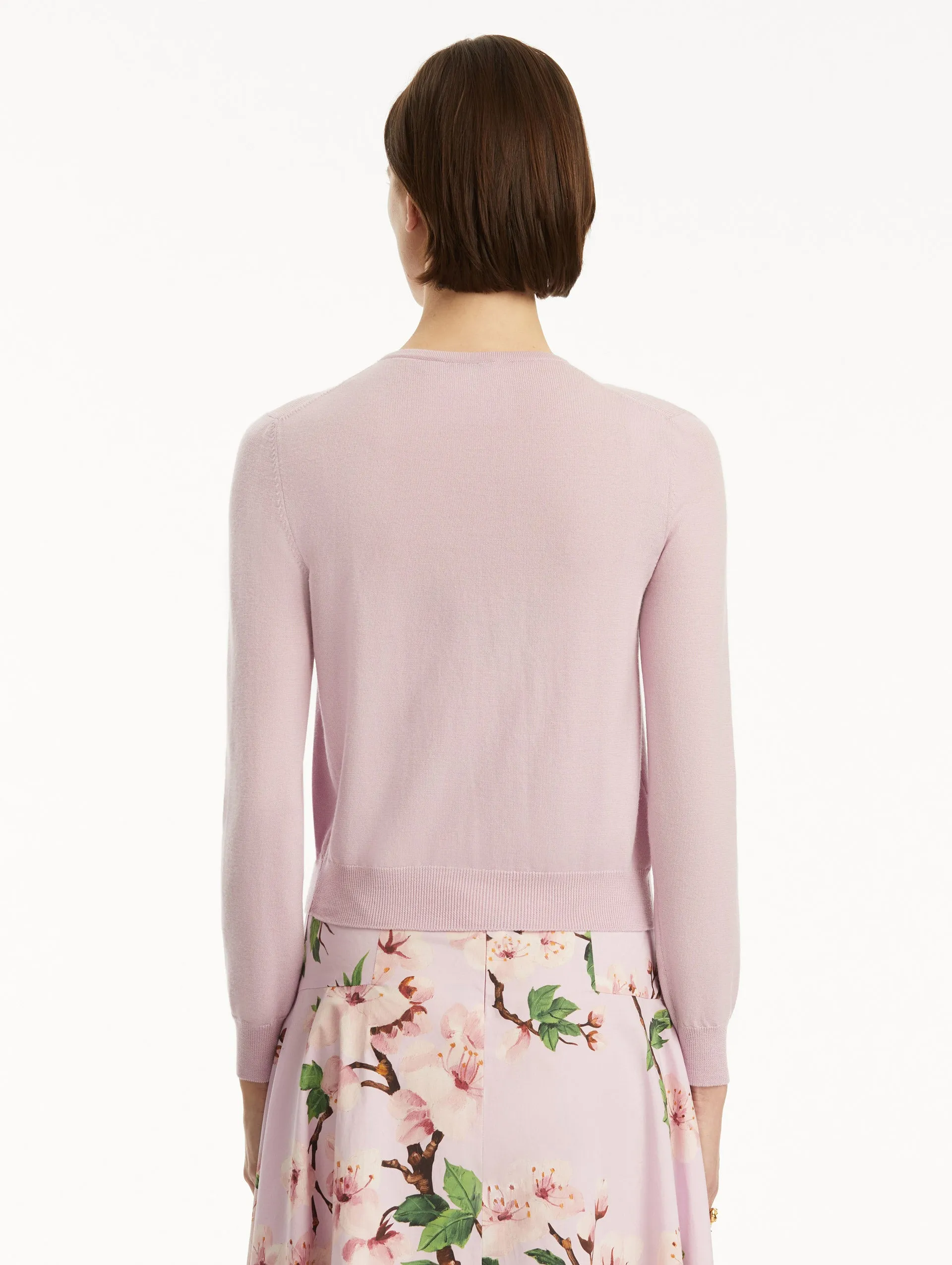 Cherry Blossom Threadwork Cardigan