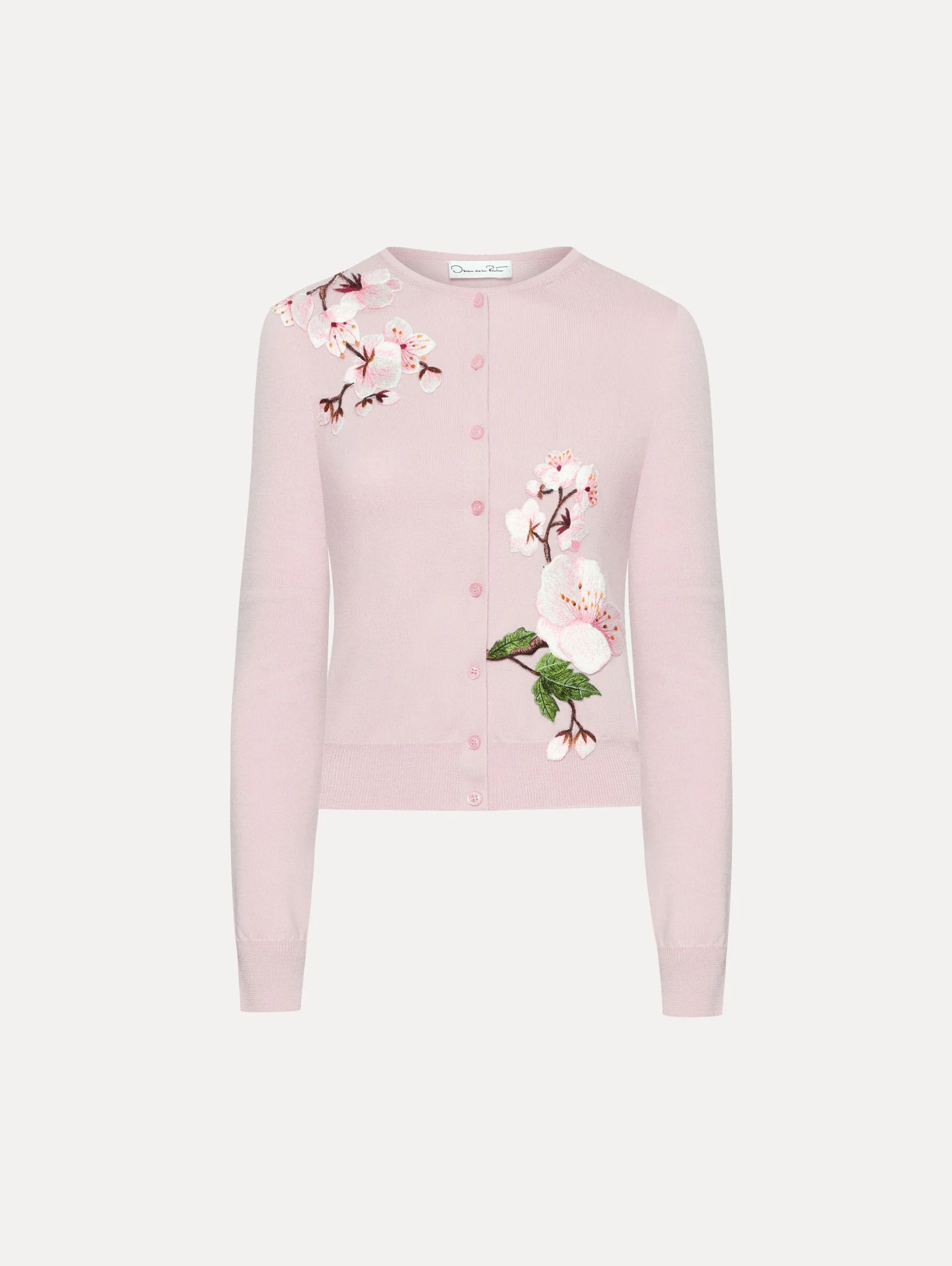 Cherry Blossom Threadwork Cardigan