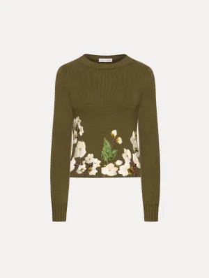 Cherry Blossom Threadwork Pullover