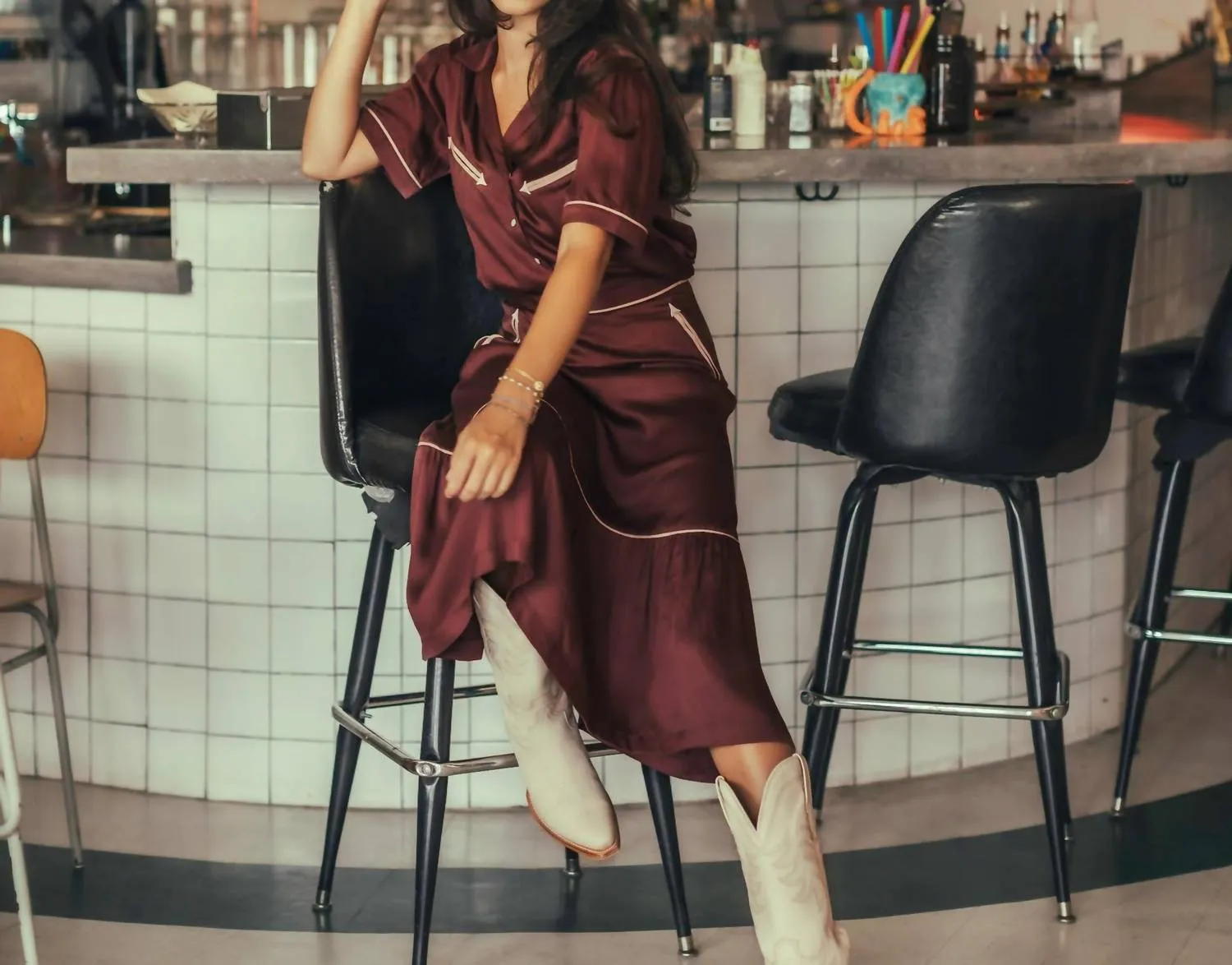 Cheyenne Western Skirt In Zinfandel