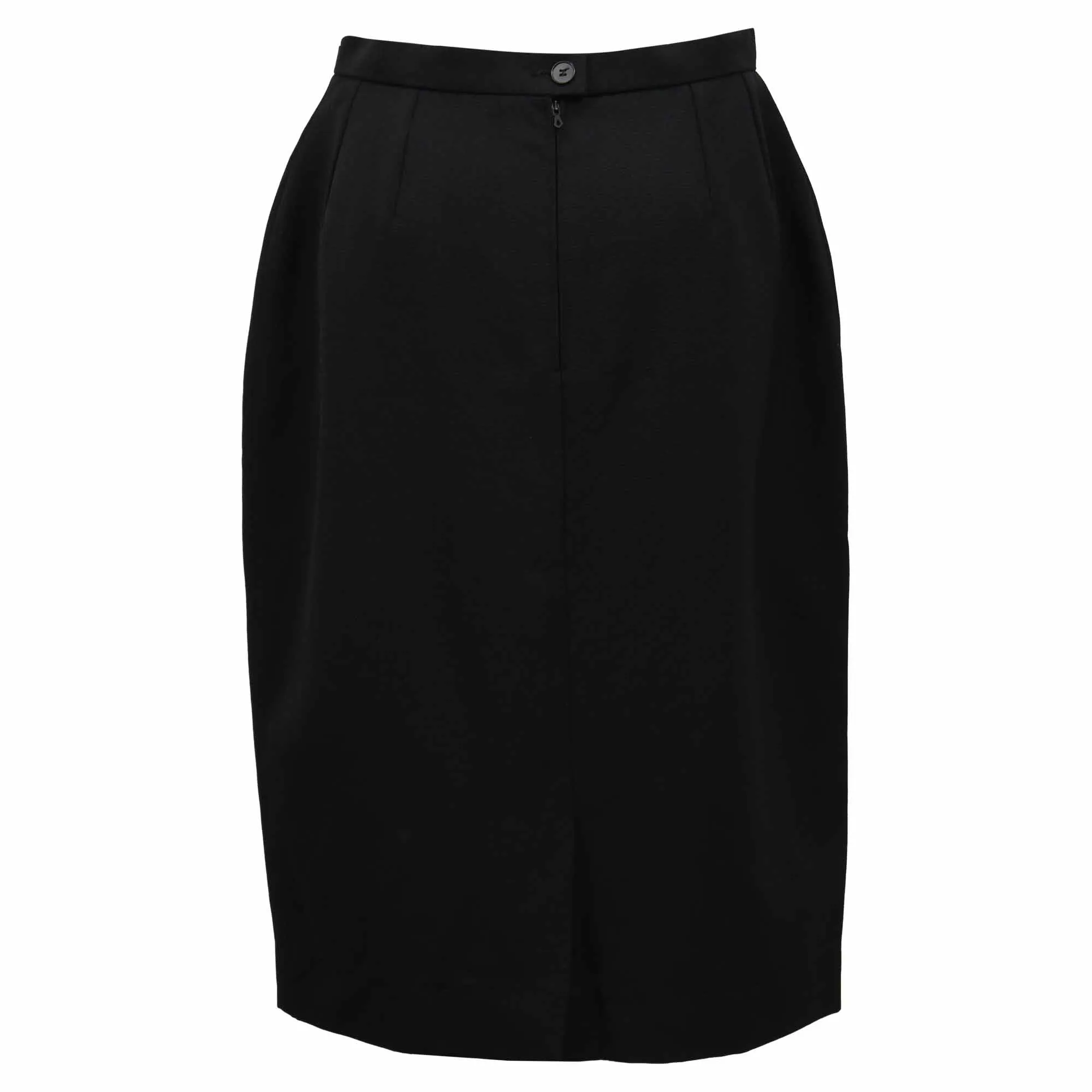 Christian Dior Pencil Skirt in Black Wool