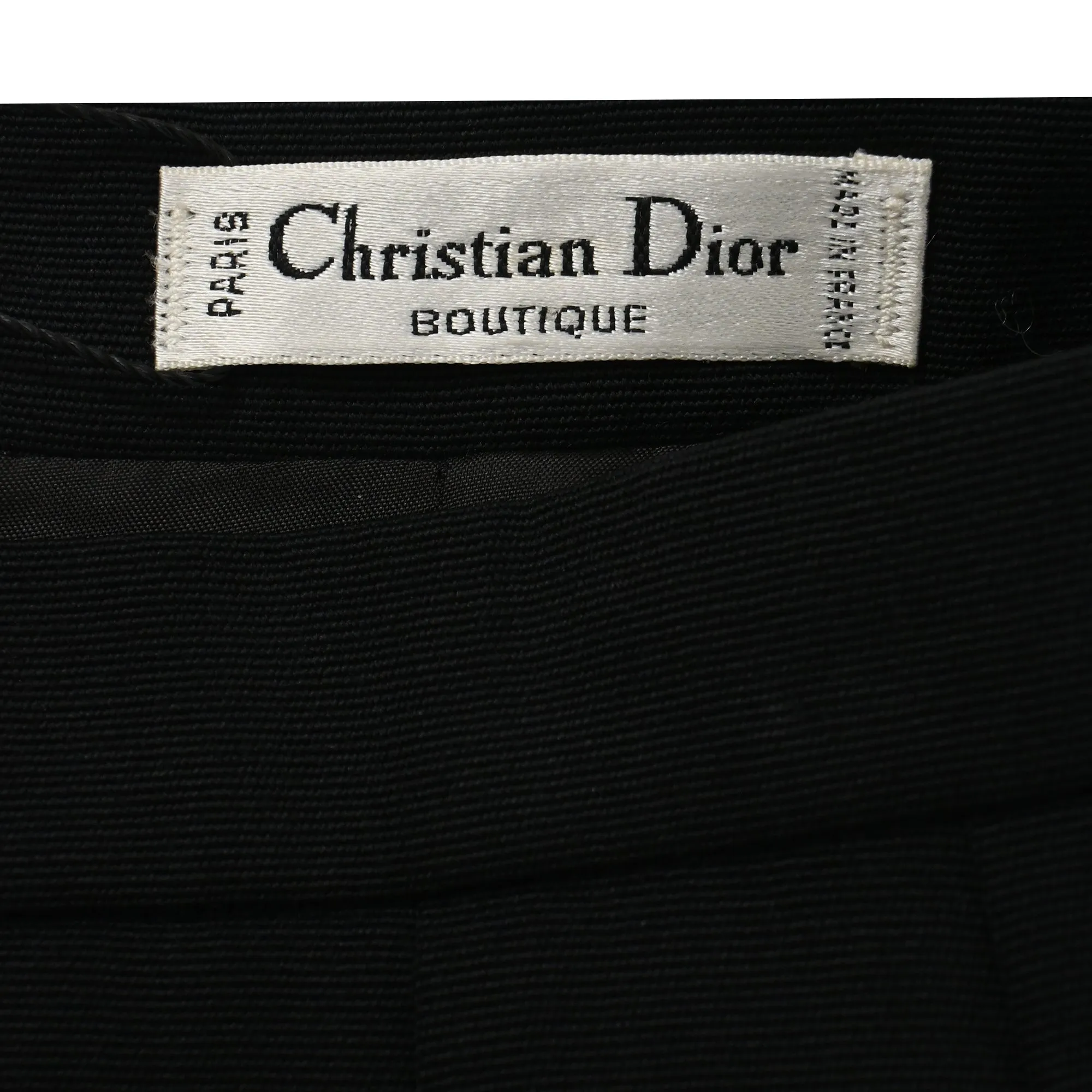 Christian Dior Pencil Skirt in Black Wool