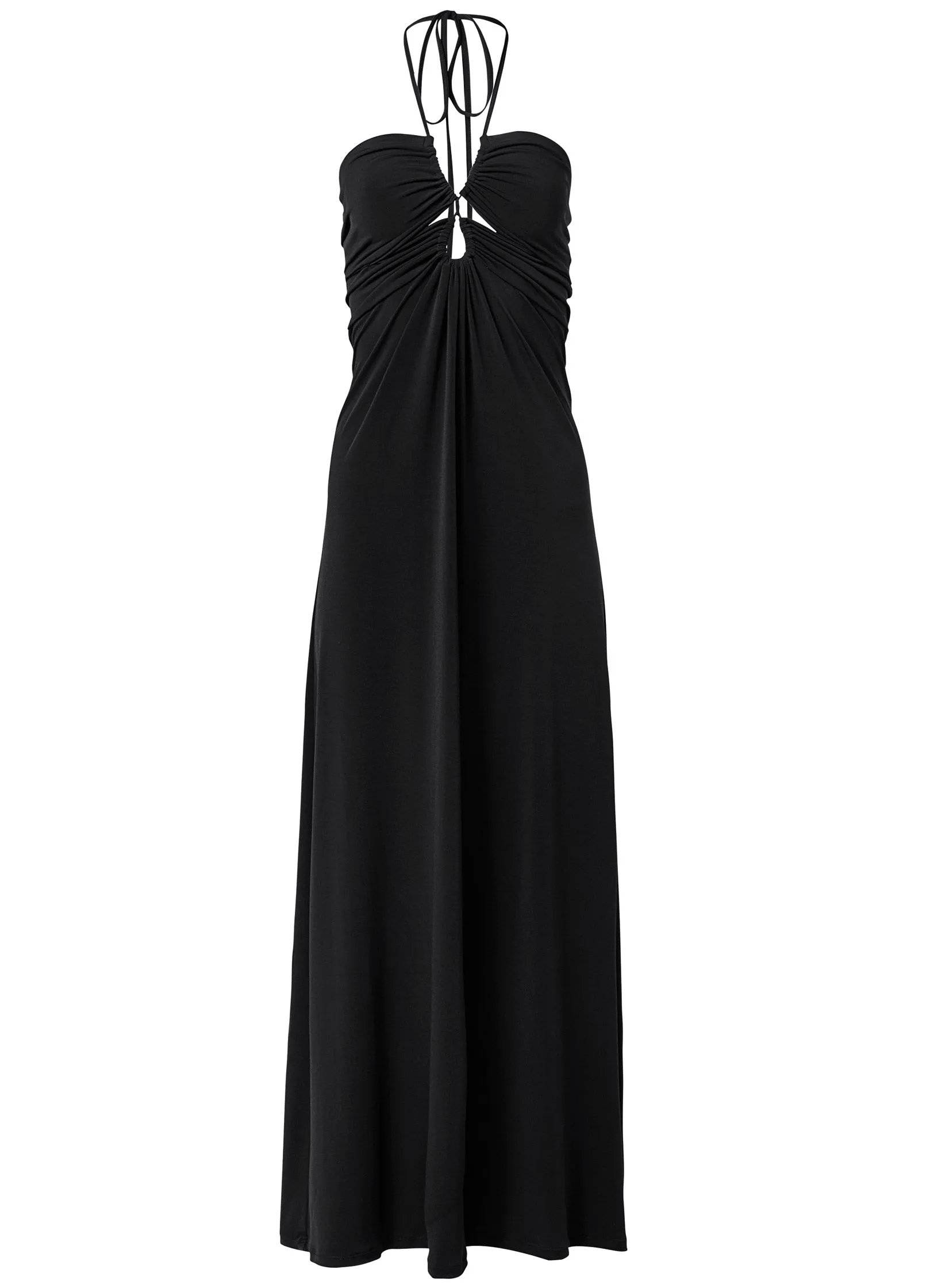 Convertible Strapless Dress - Black