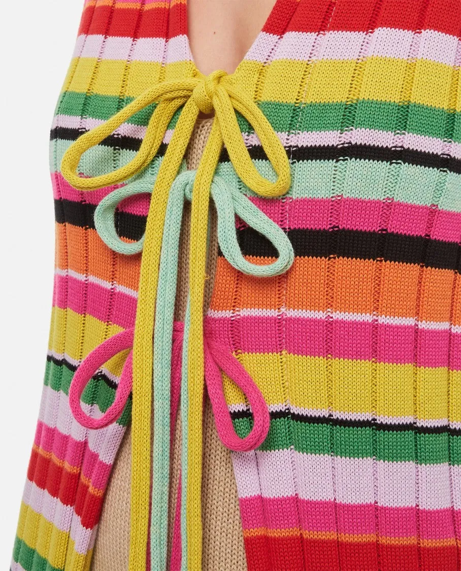 Cotton Fringes Long Cardigan