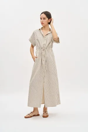 Daniel Dress Black Stripes