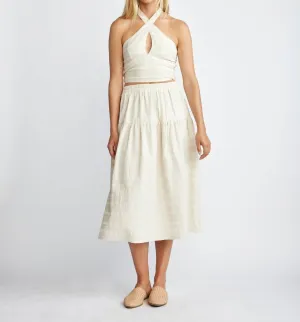 Darma Skirt In Cream Santorini