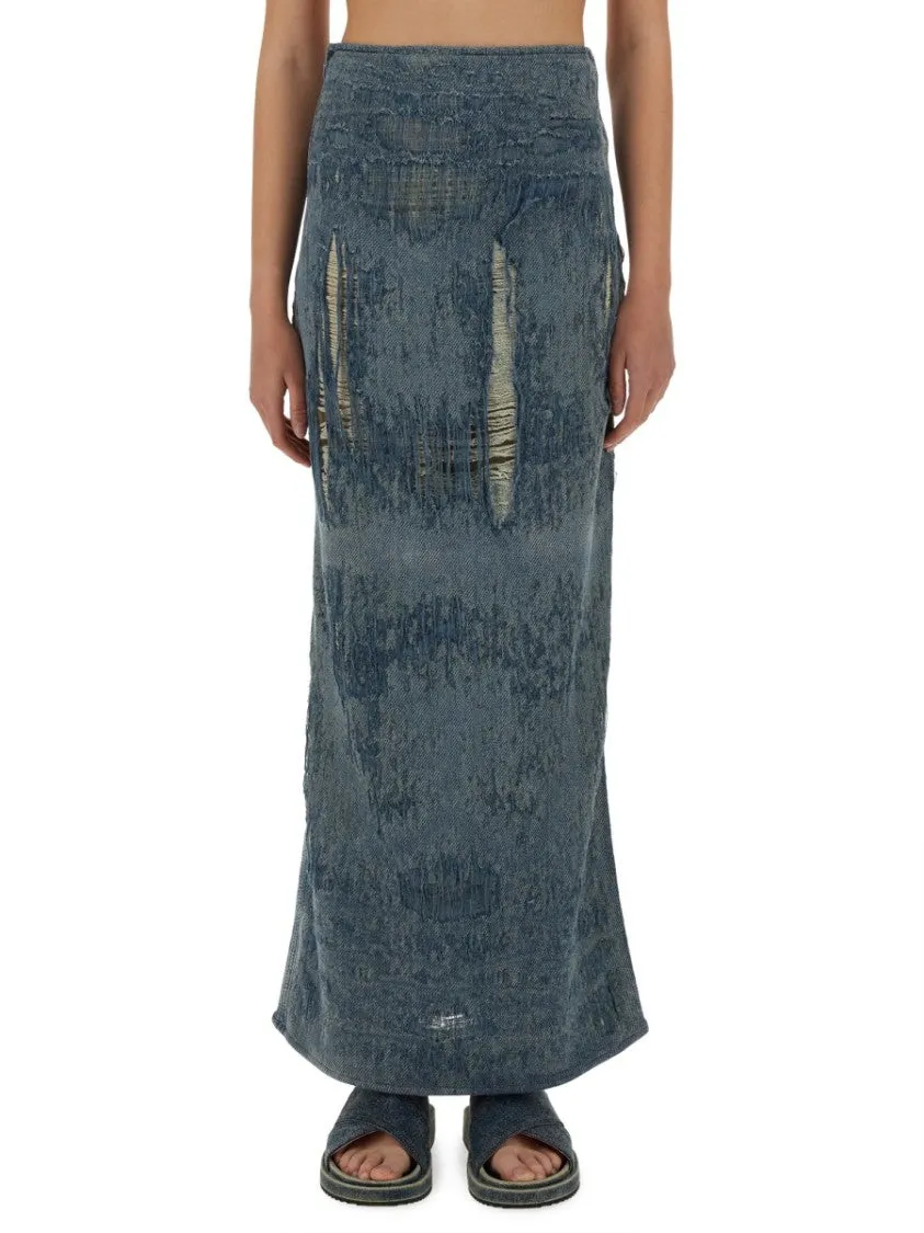 De-Megan-Fsg" Long Skirt