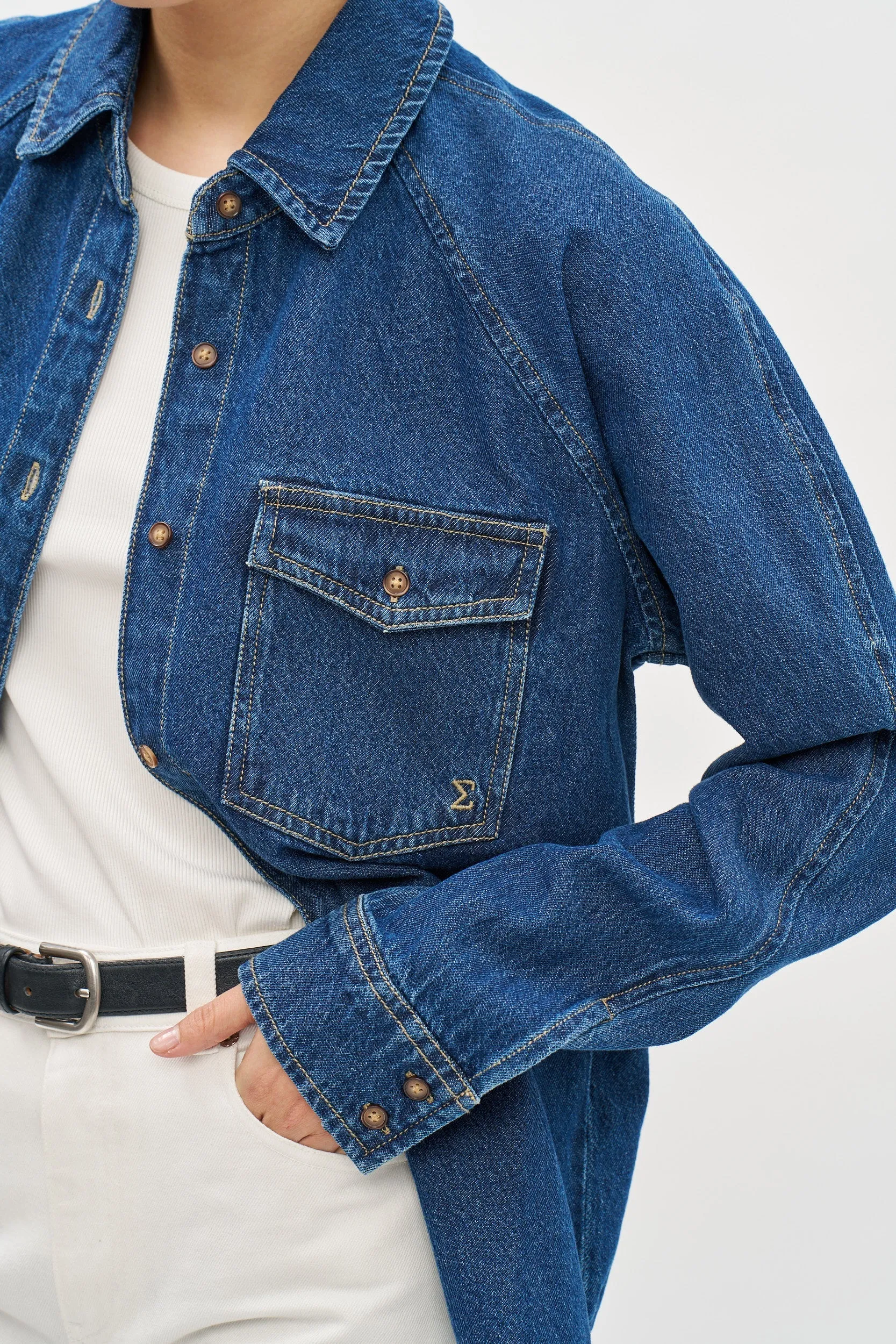 Denim Shirt Deep Blue