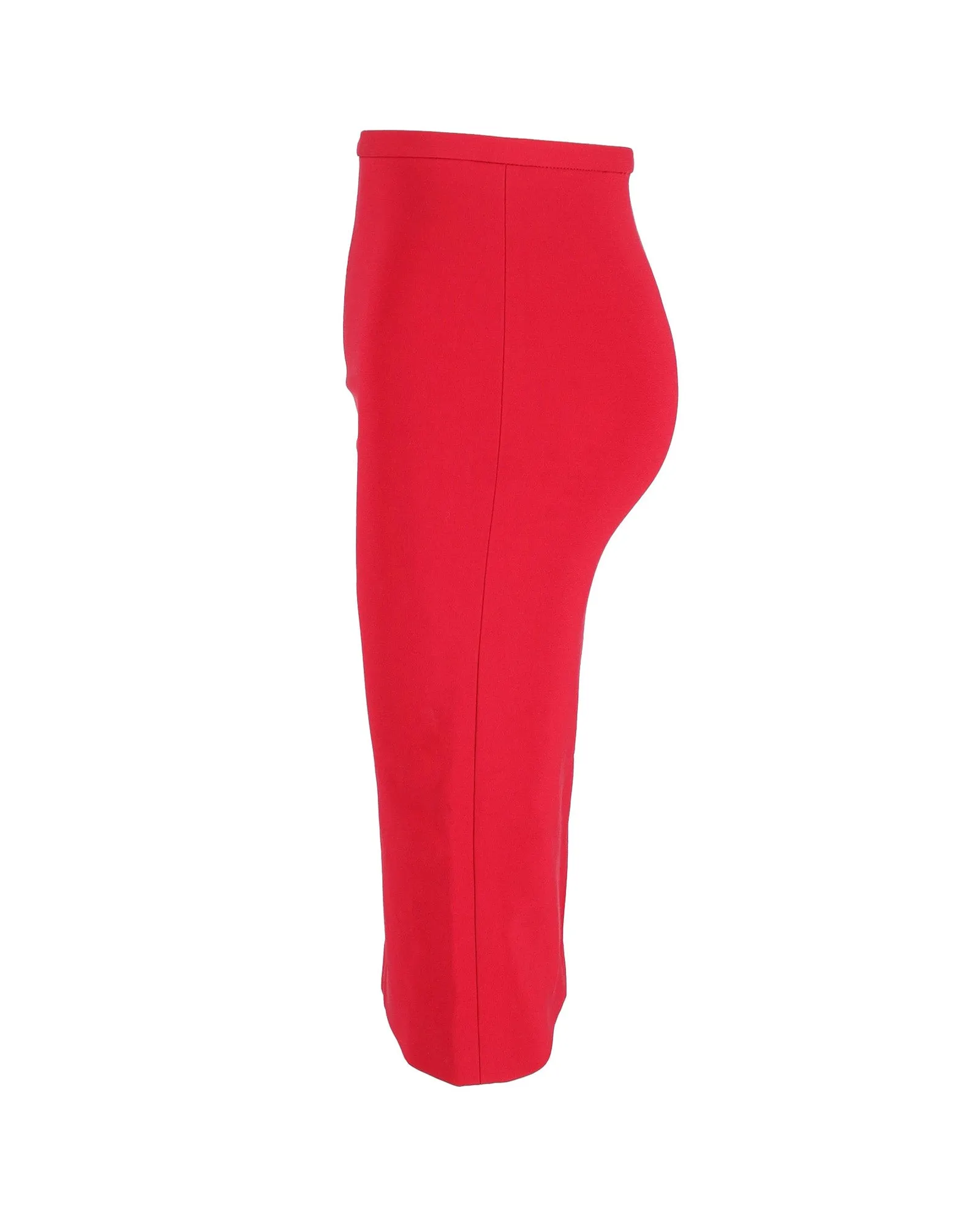 Diane Von Furstenberg Pencil Skirt in Red Viscose