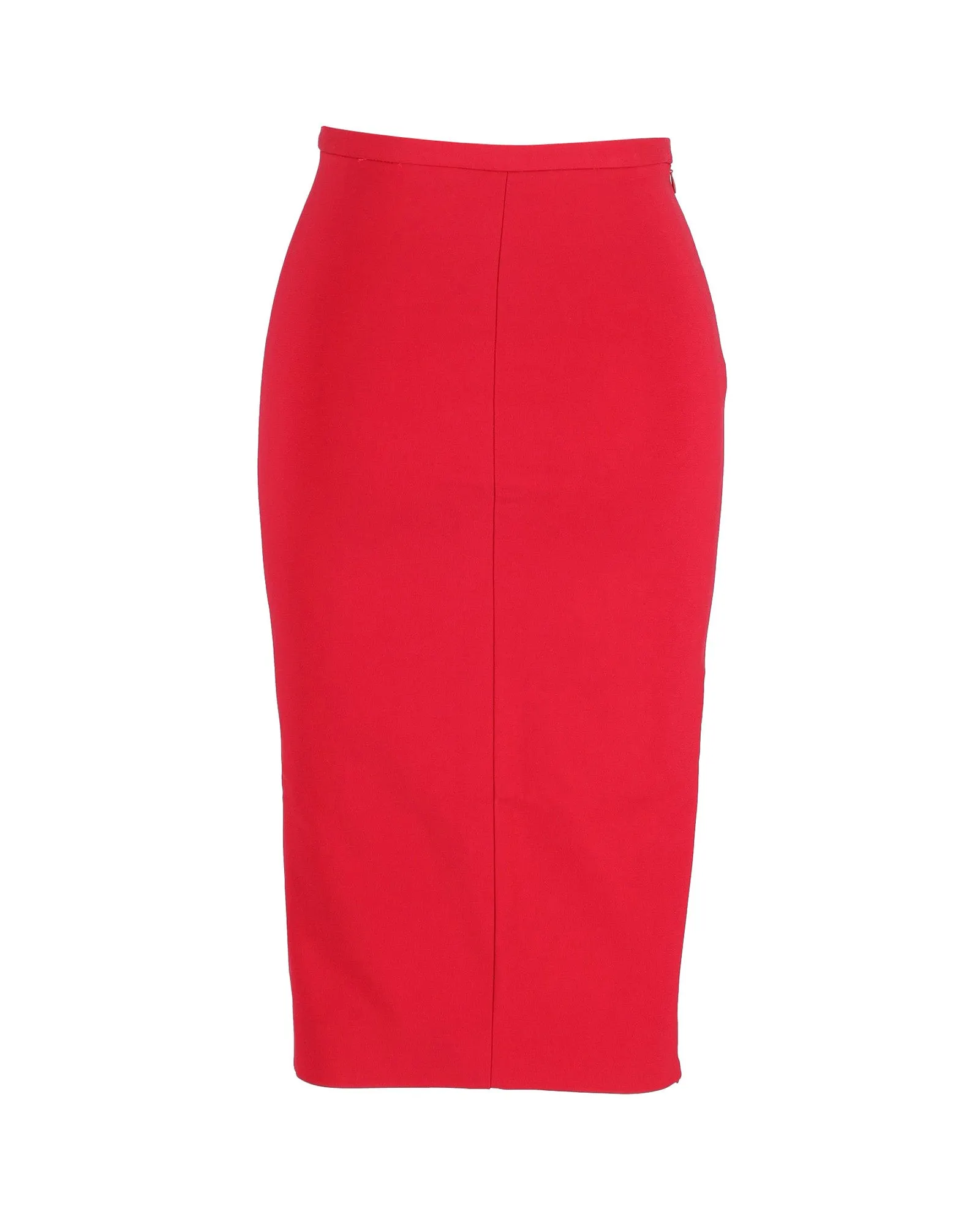 Diane Von Furstenberg Pencil Skirt in Red Viscose