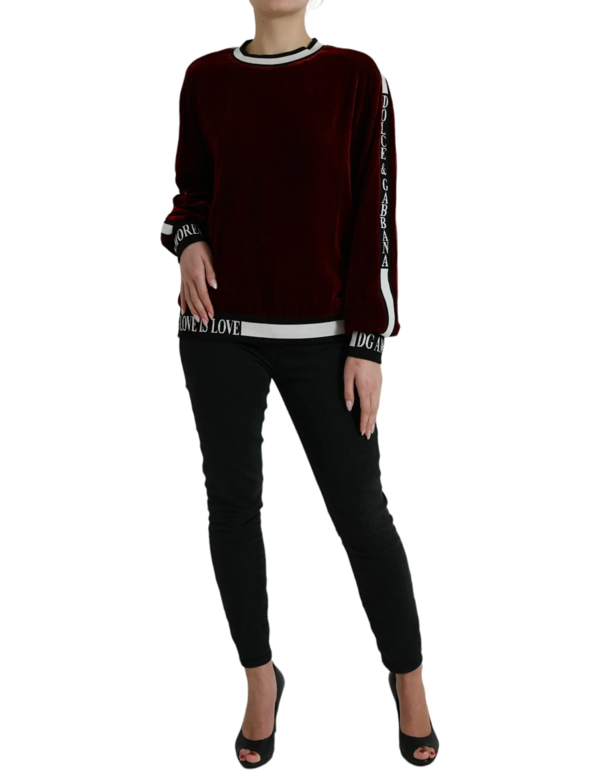 Dolce & Gabbana Elegant Silk-Blend Women's Sweater